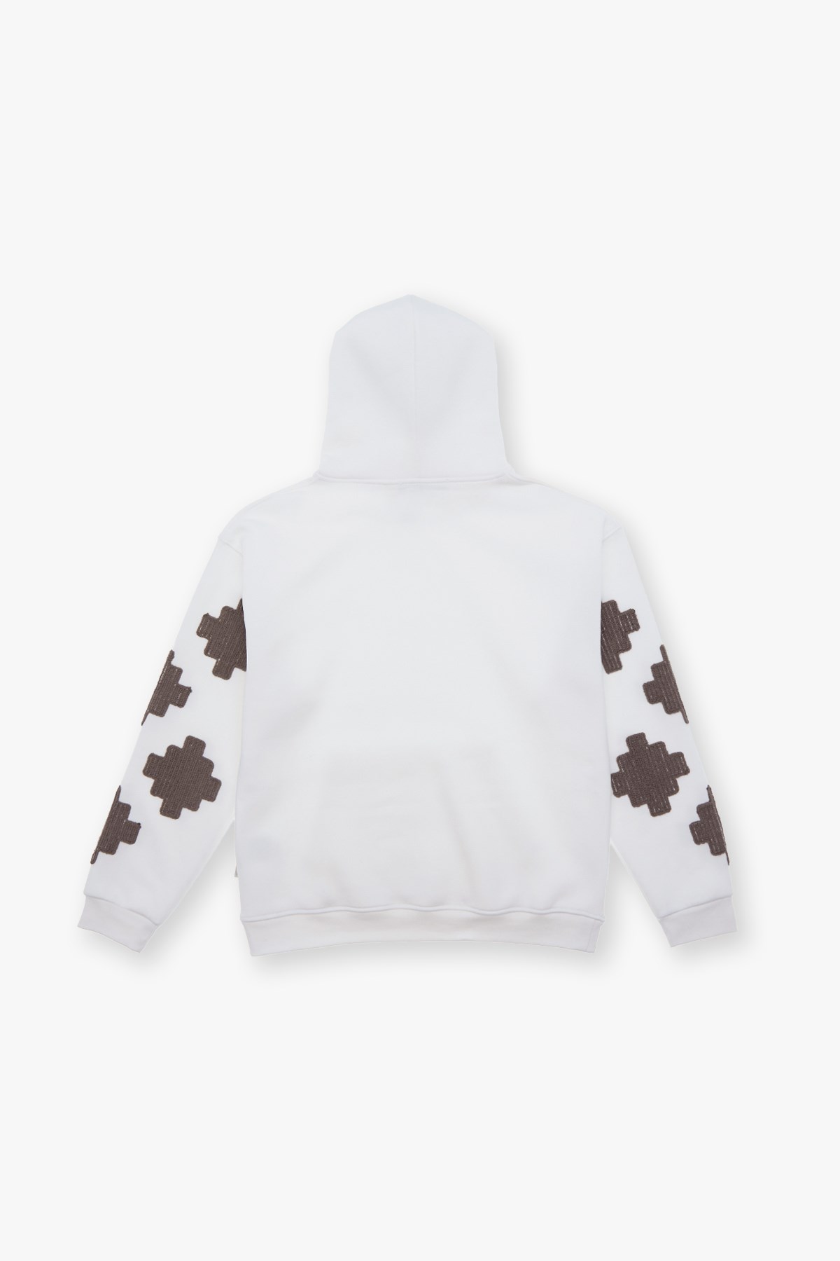 Heritage Geometry Oversize Sweatshirt Kadın Ekru