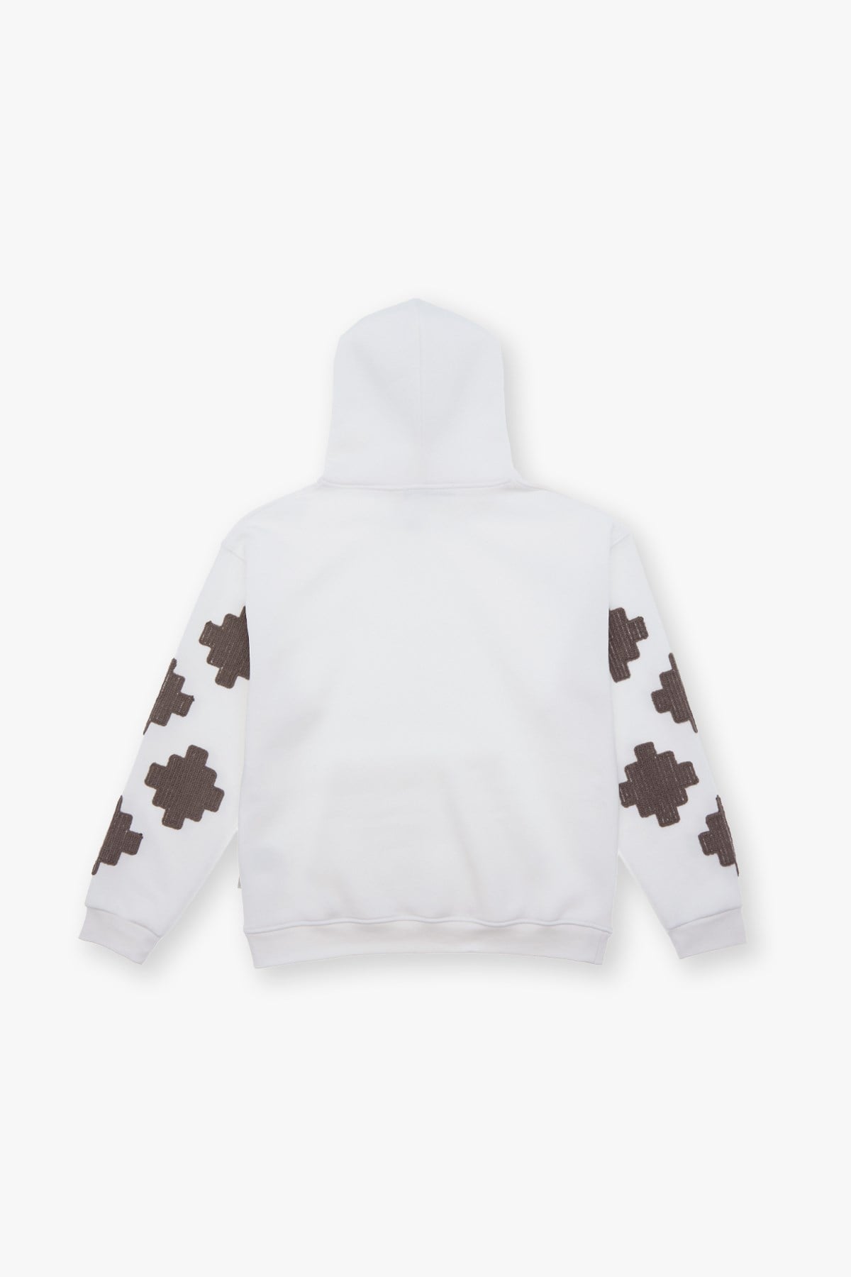 Heritage Geometry Oversize Sweatshirt Erkek Ekru