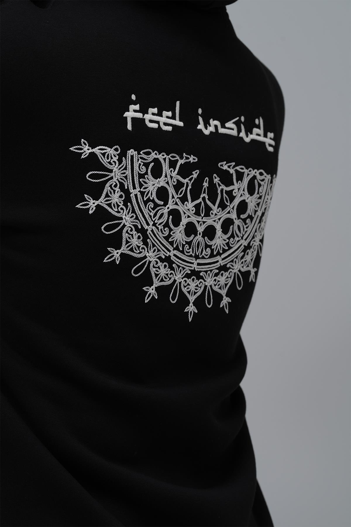 Inner Flow Oversize Sweatshirt Erkek Siyah