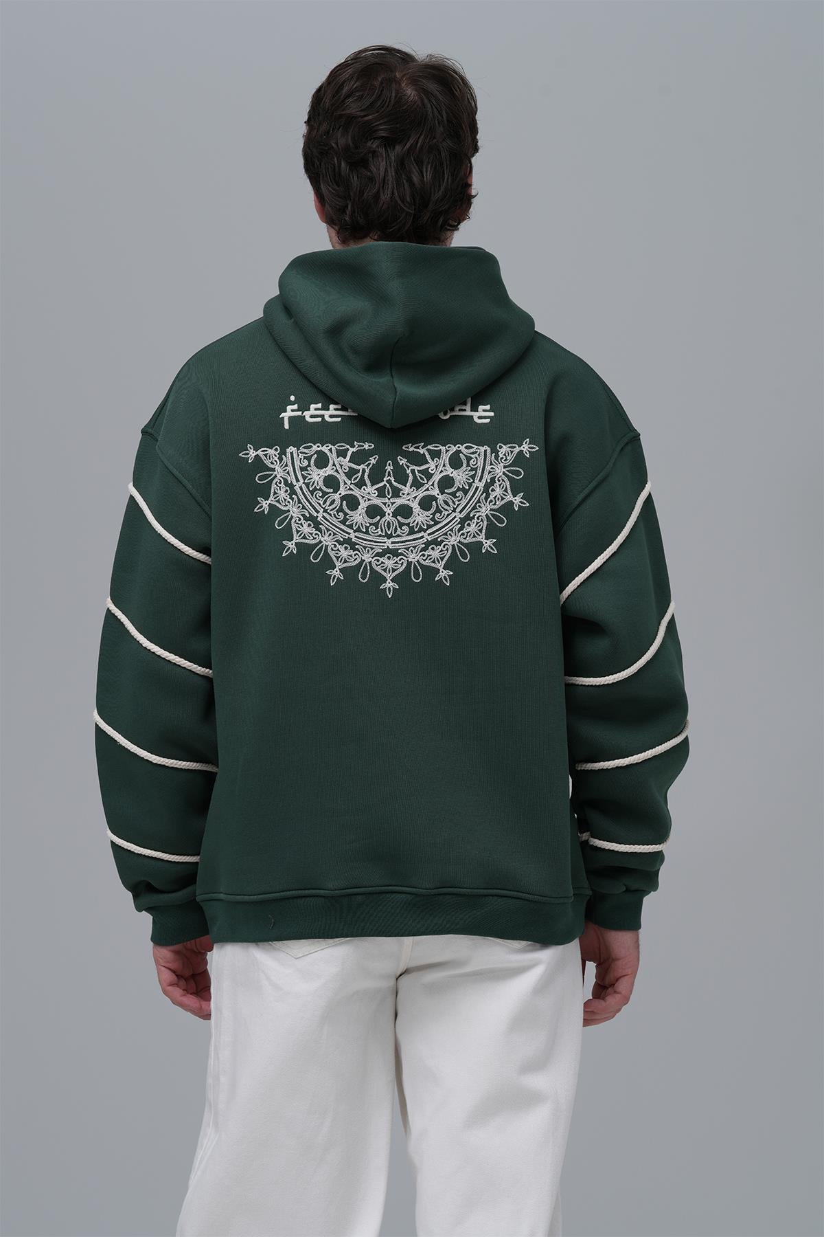 Inner Flow Oversize Sweatshirt Erkek Yeşil