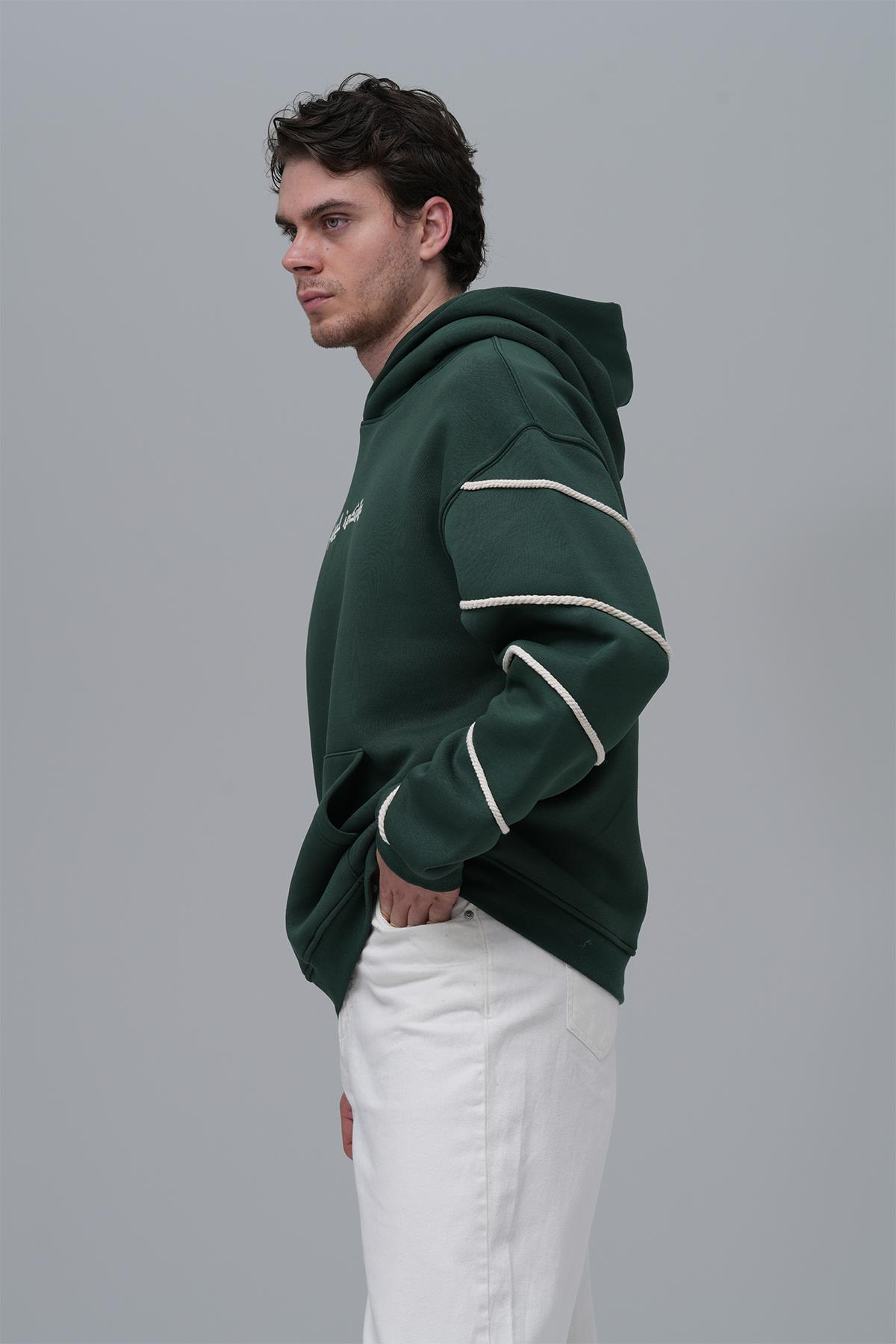 Inner Flow Oversize Sweatshirt Erkek Yeşil