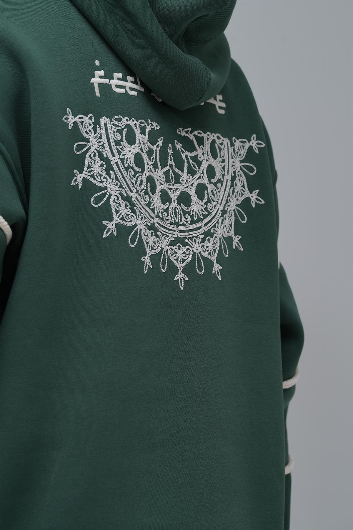 Inner Flow Oversize Sweatshirt Erkek Yeşil