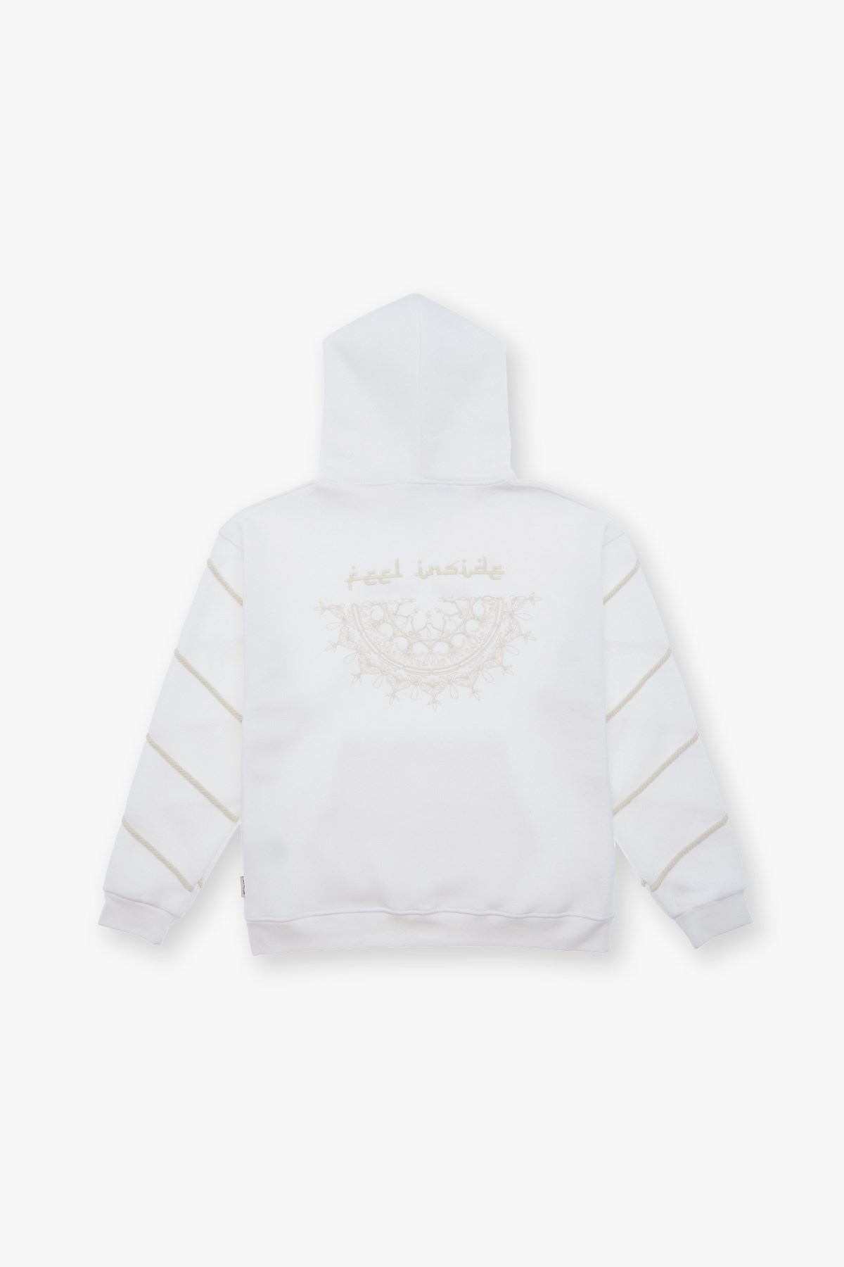 Inner Flow Oversize Sweatshirt Kadın Ekru