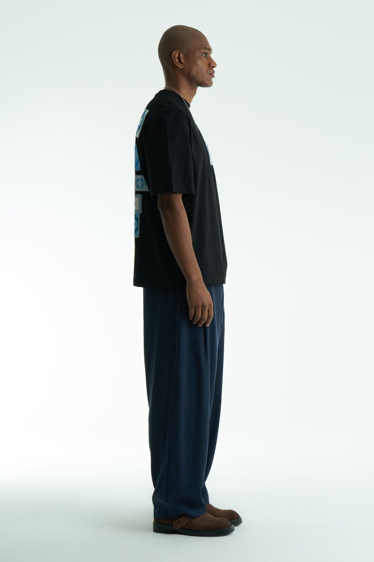 Iznik Oversize Erkek Tişört Siyah
