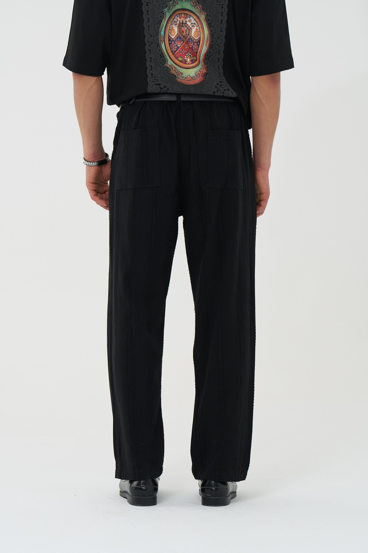 Loomline Relaxed Fit Erkek Pantolon Siyah