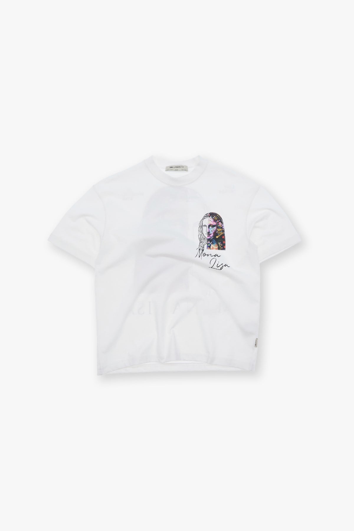 Mona Lisa Shooting Oversize Sweatshirt Erkek Ekru