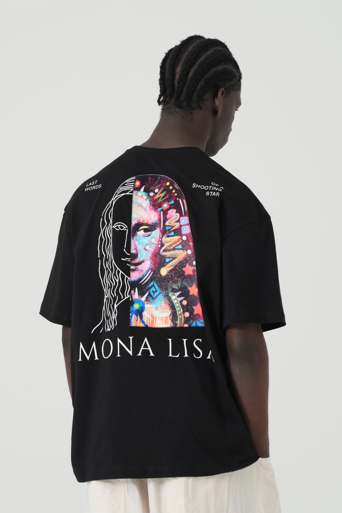 Mona Vision Oversize Erkek Tişört Siyah