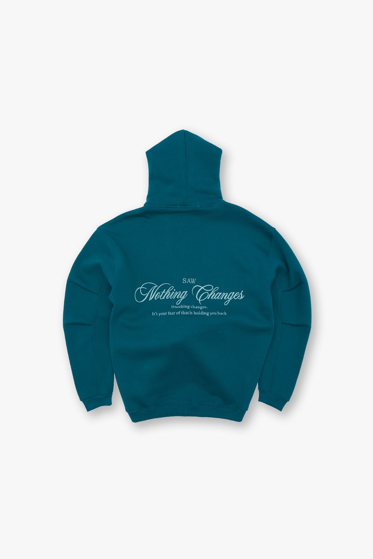 Nothing Changes Oversize Sweatshirt Erkek Neft Yeşili