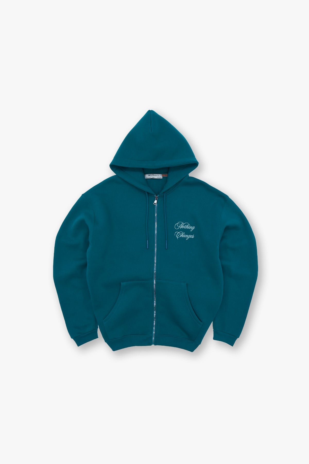 Nothing Changes Oversize Sweatshirt Erkek Neft Yeşili