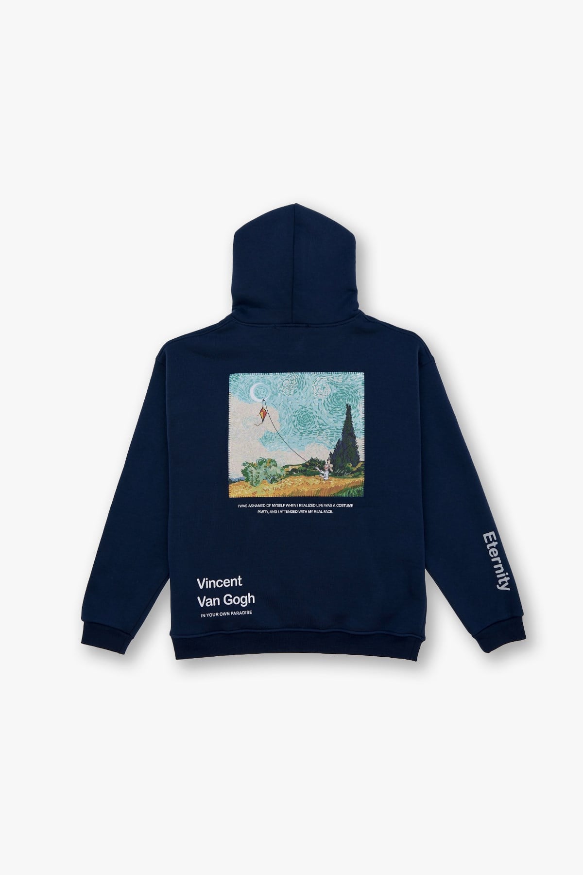 Paradise Within Oversize Sweatshirt Erkek İndigo