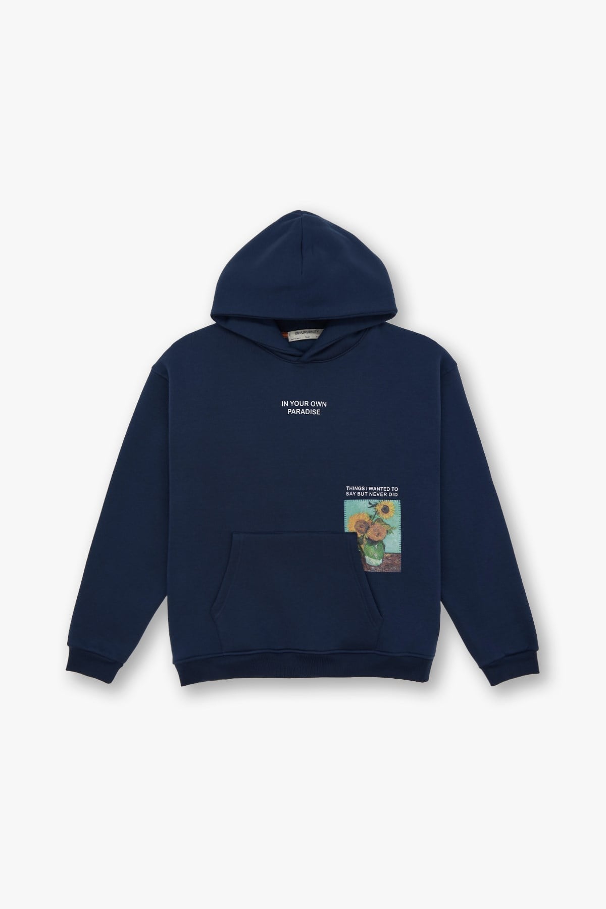 Paradise Within Oversize Sweatshirt Kadın İndigo