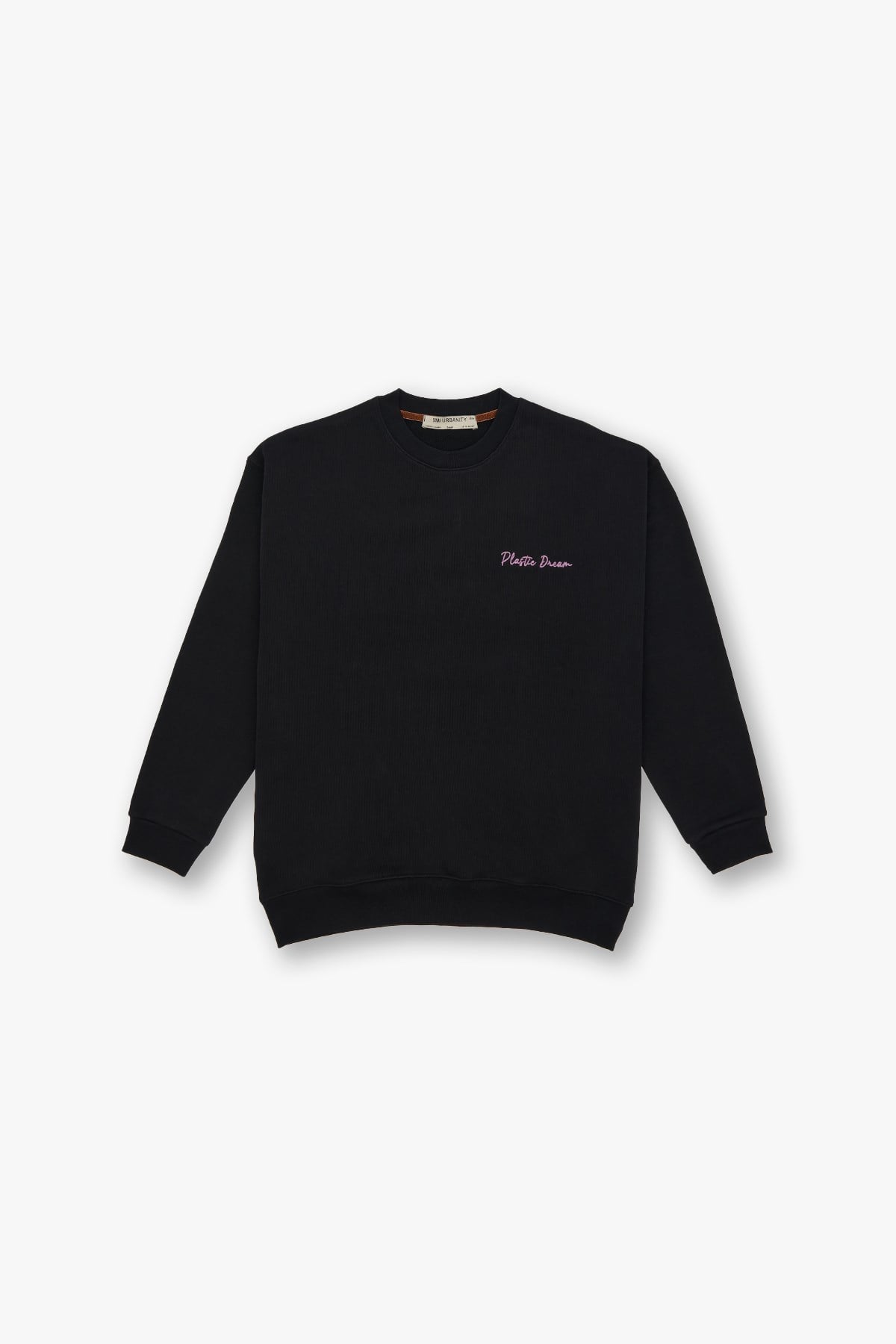 Plastic Dream Oversize Sweatshirt Kadın Siyah