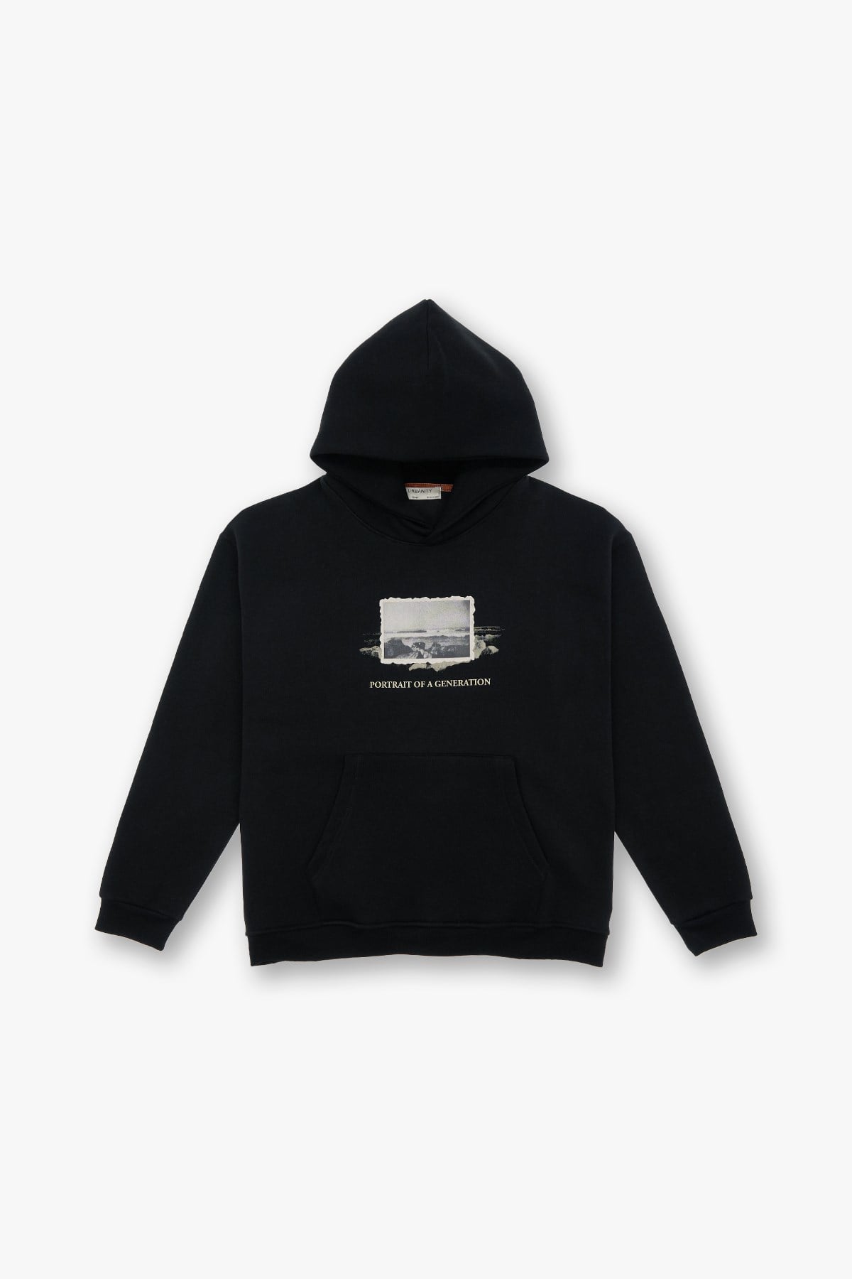 Portrait of a Generation Oversize Sweatshirt Erkek Siyah