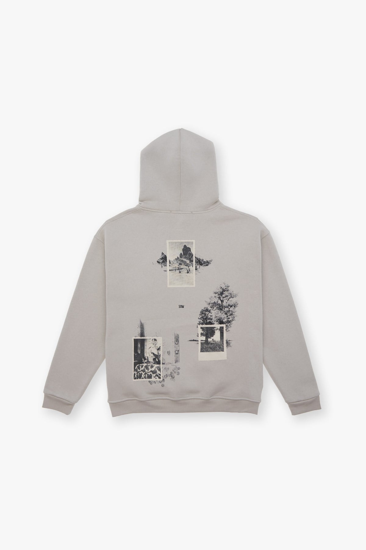 Portrait of a Generation Oversize Sweatshirt Erkek Stone