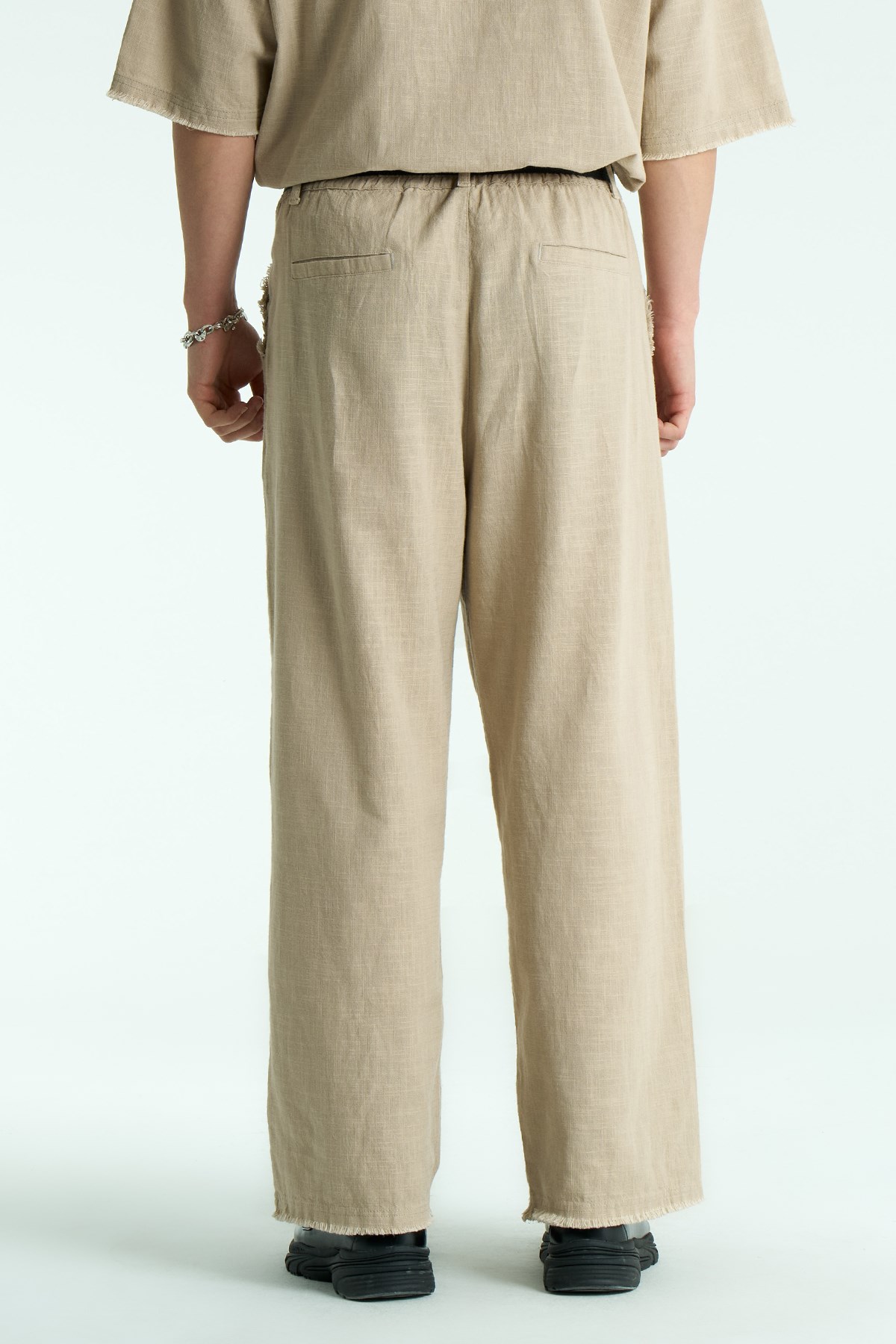 Rawen Oversize Erkek Pantolon Bej