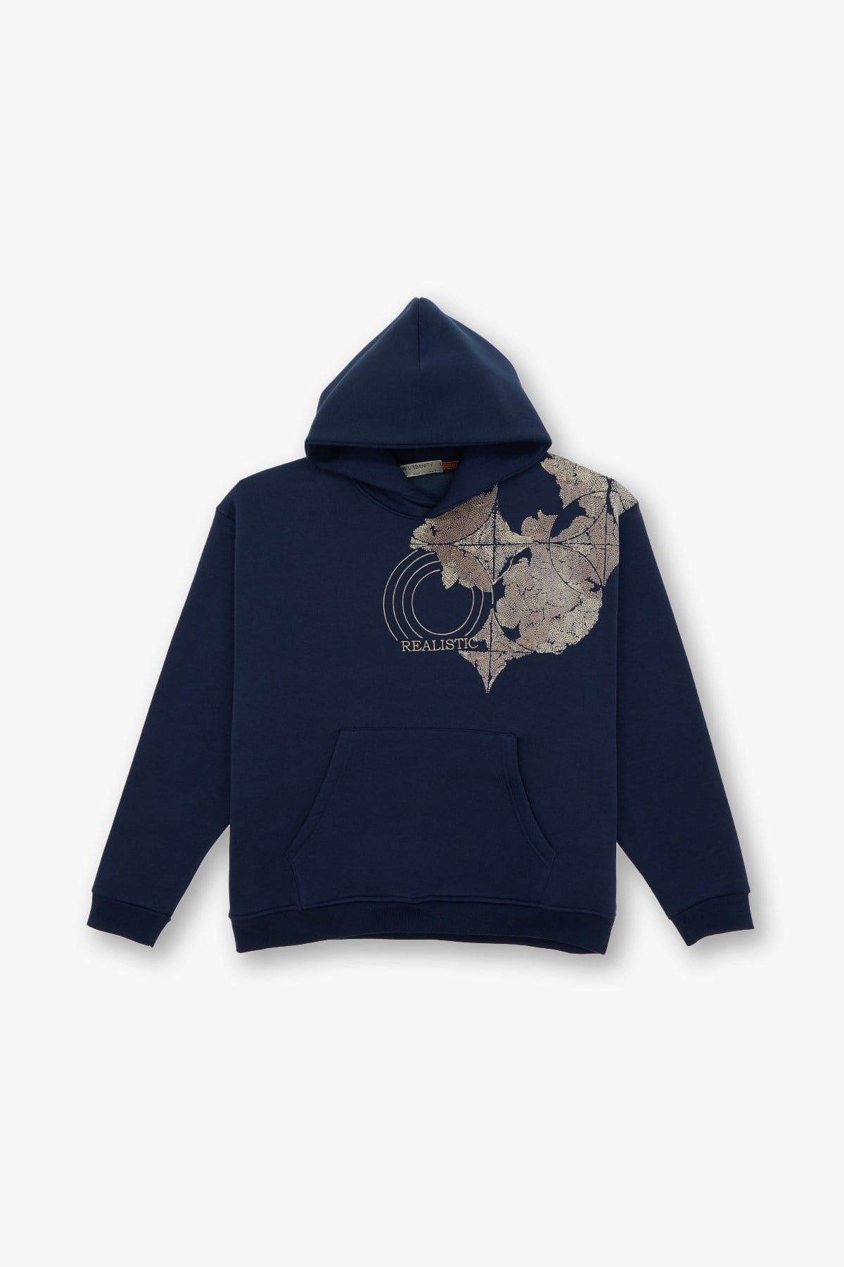 Realistic Oversize Sweatshirt Kadın İndigo