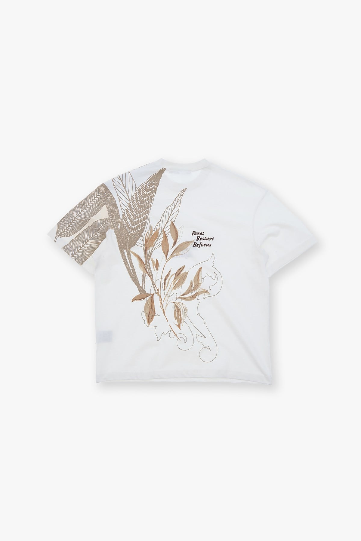 Refocus Oversized T-Shirt Off White
