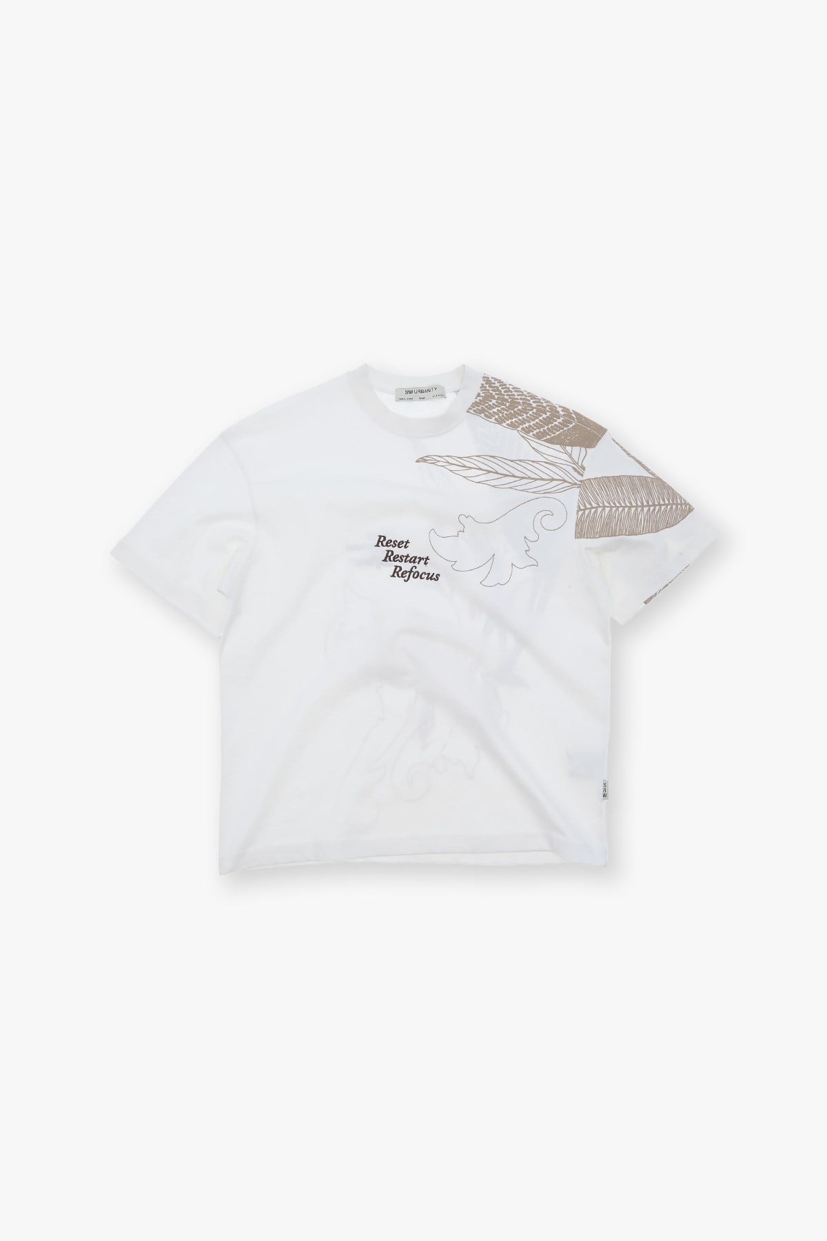 Refocus Oversized T-Shirt Off White