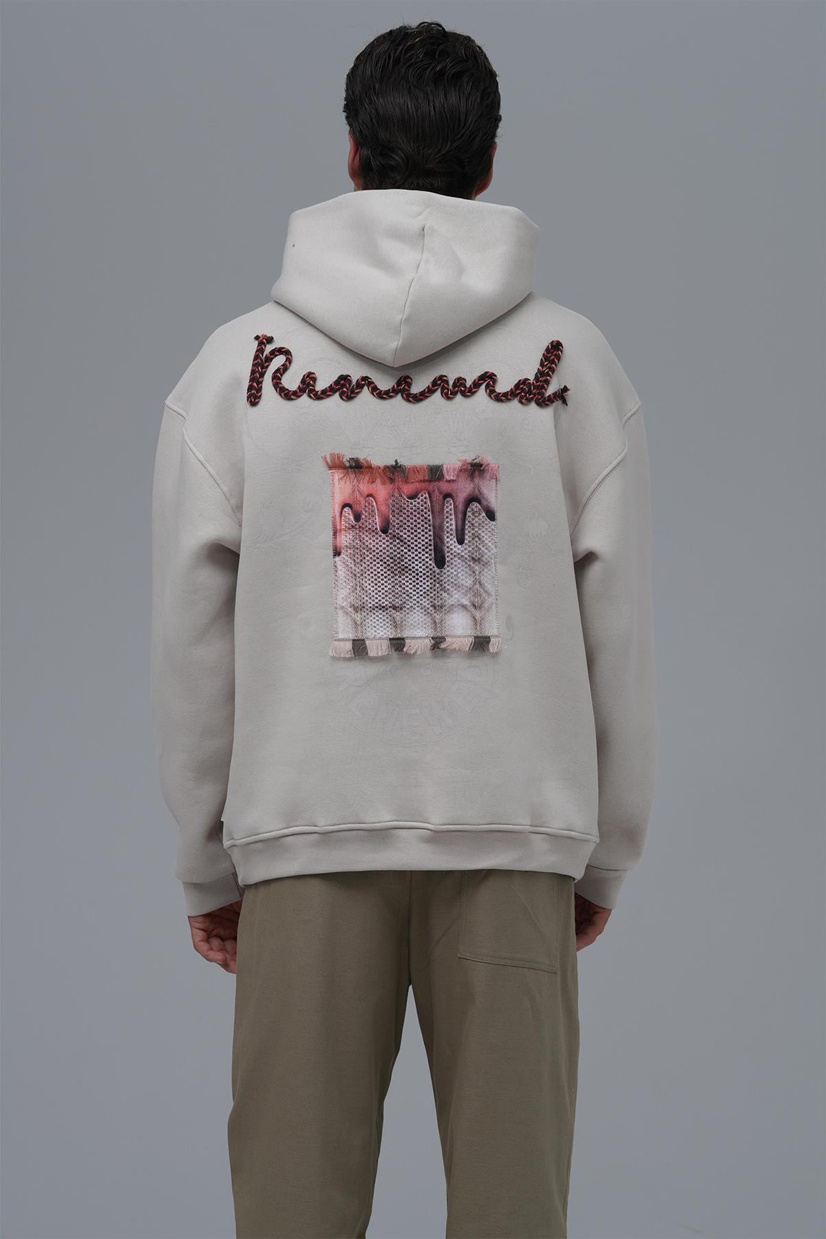 Renewed Flow Oversize Sweatshirt Erkek Stone