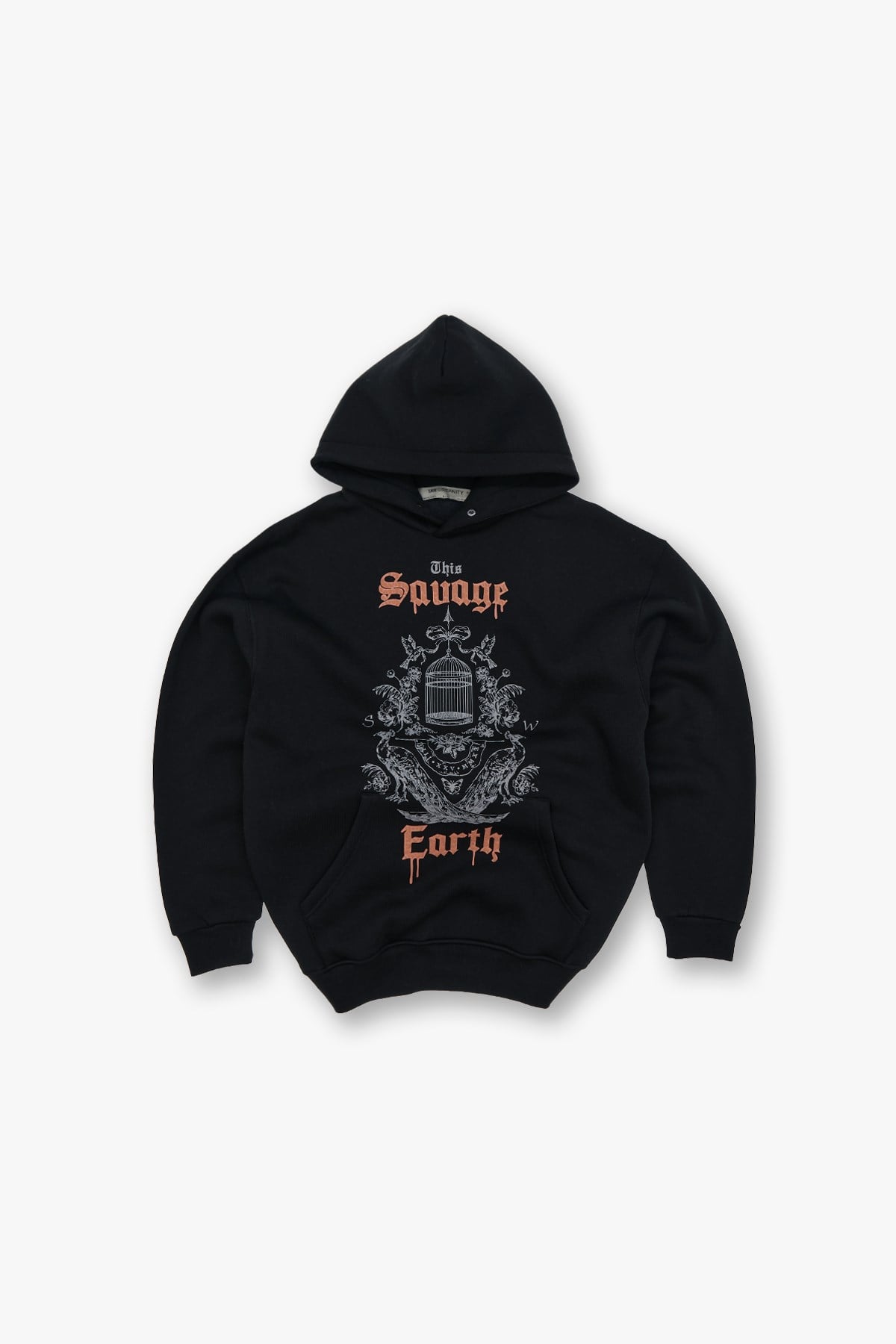 Savage Earth Oversize Sweatshirt Erkek Siyah
