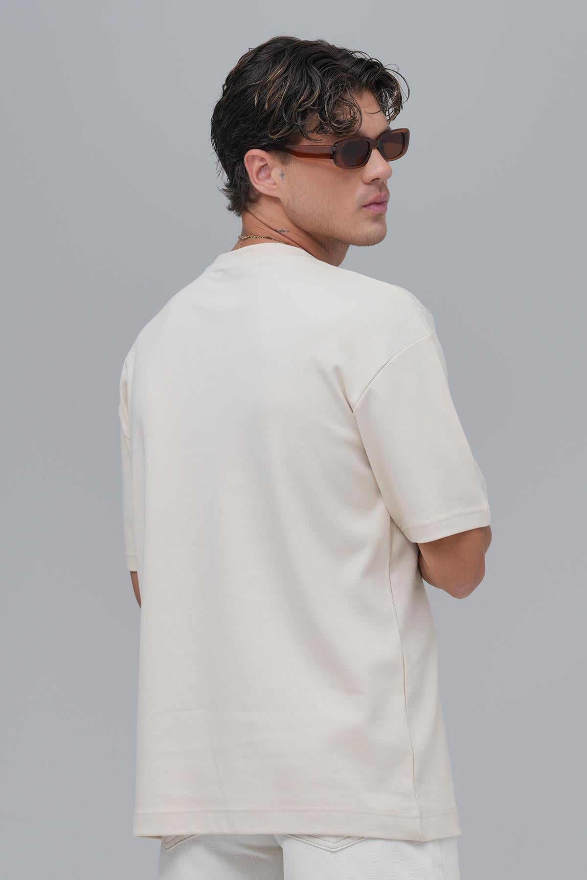 SAW Club Basic Regular Fit Tişört Erkek Stone