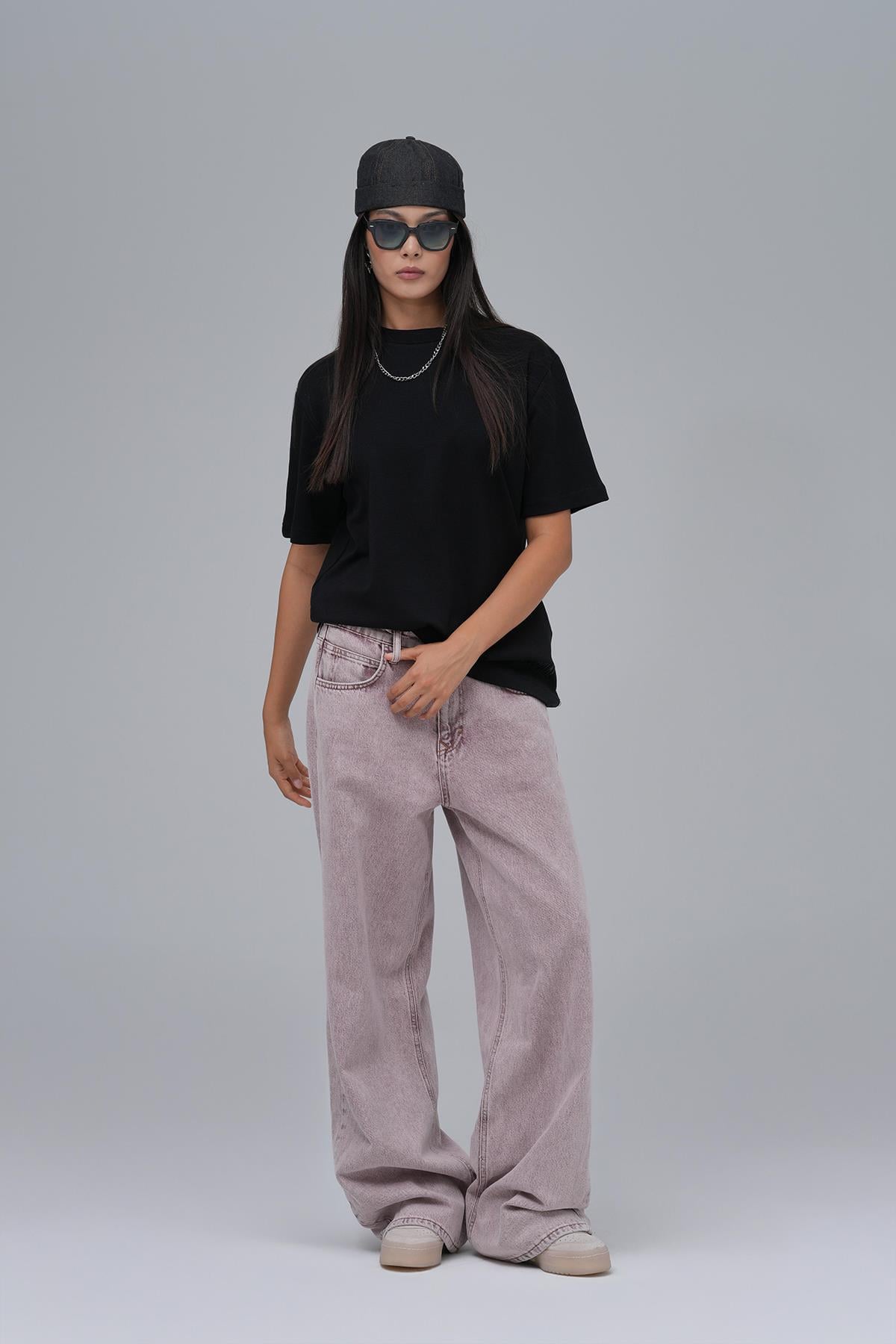 SAW Club Basic Regular Fit Tişört Kadın Siyah