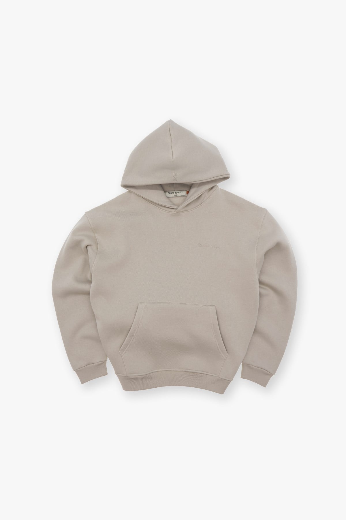 SAW Club Oversize Sweatshirt Erkek Stone