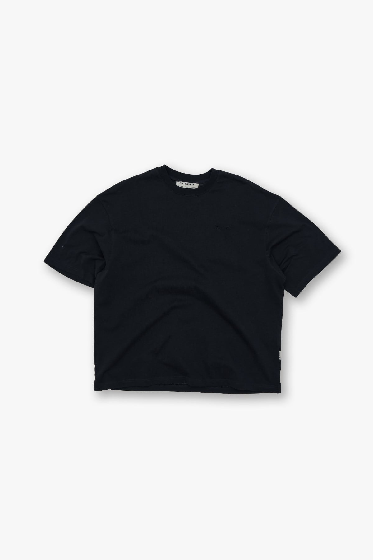 SAW Club Super Oversized Basic Tişört Erkek Siyah