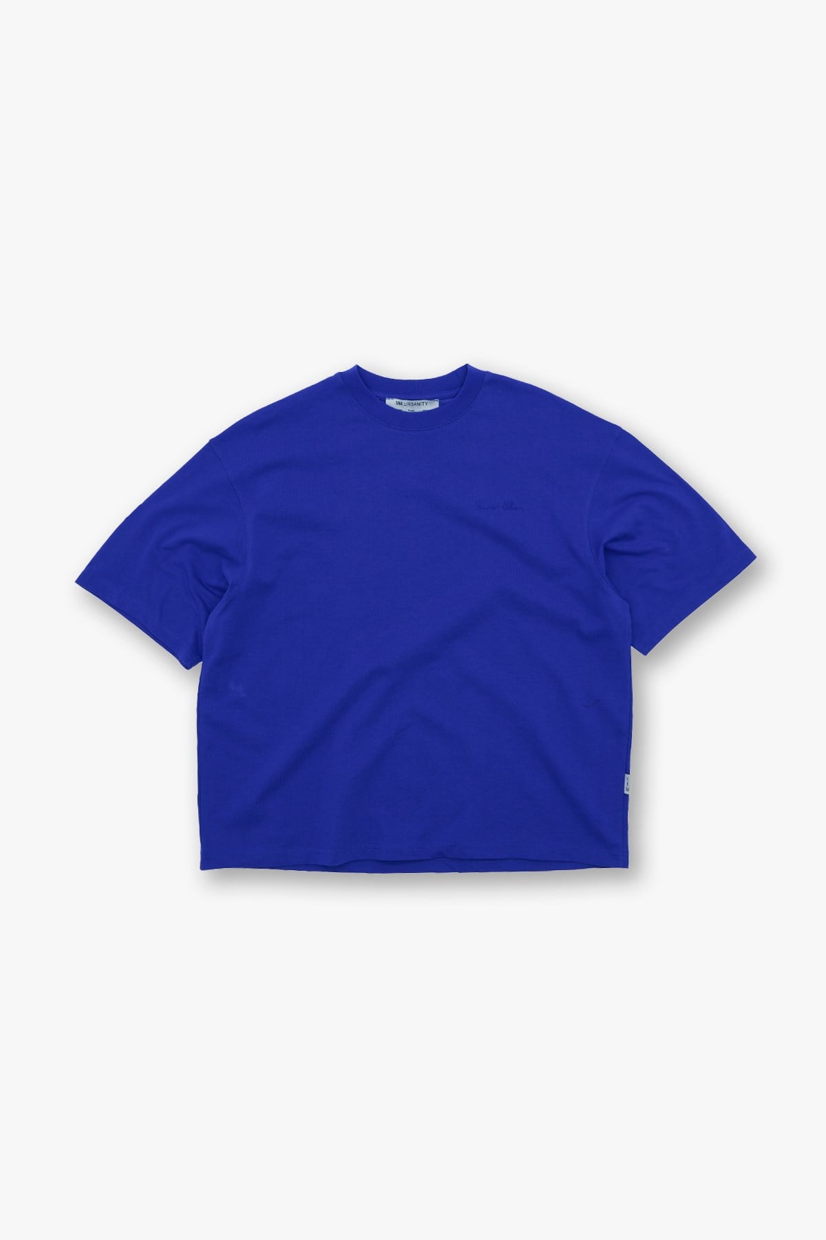 SAW Club Super Oversized Basic Tişört Erkek Royal Blue