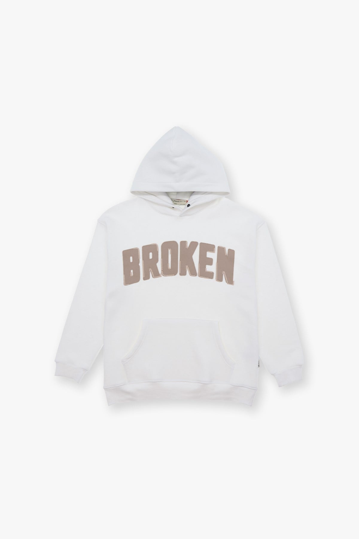 Scars & Power Oversize Sweatshirt Erkek Ekru
