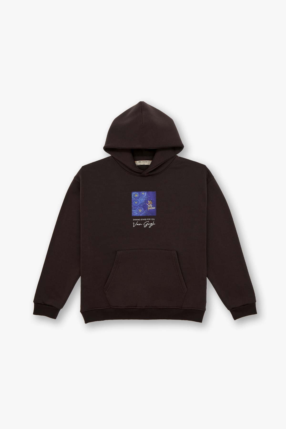 Shining Stars Oversized Sweatshirt Brown