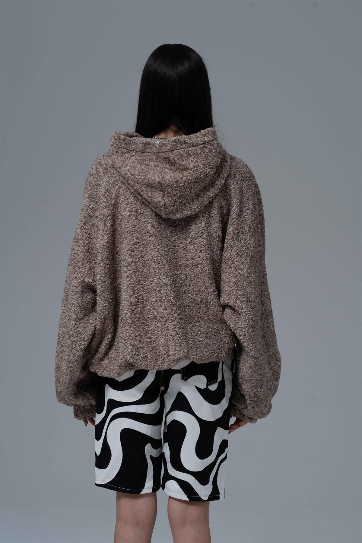 Soft Haven Oversize Welsoft Sweatshirt Kadın Vizon