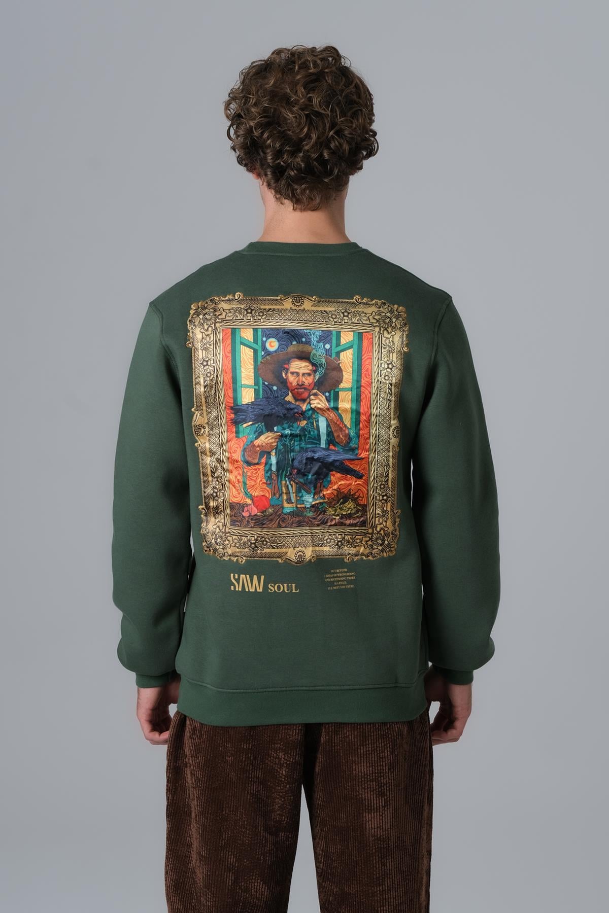 Soul Sweatshirt Erkek Koyu Yeşil