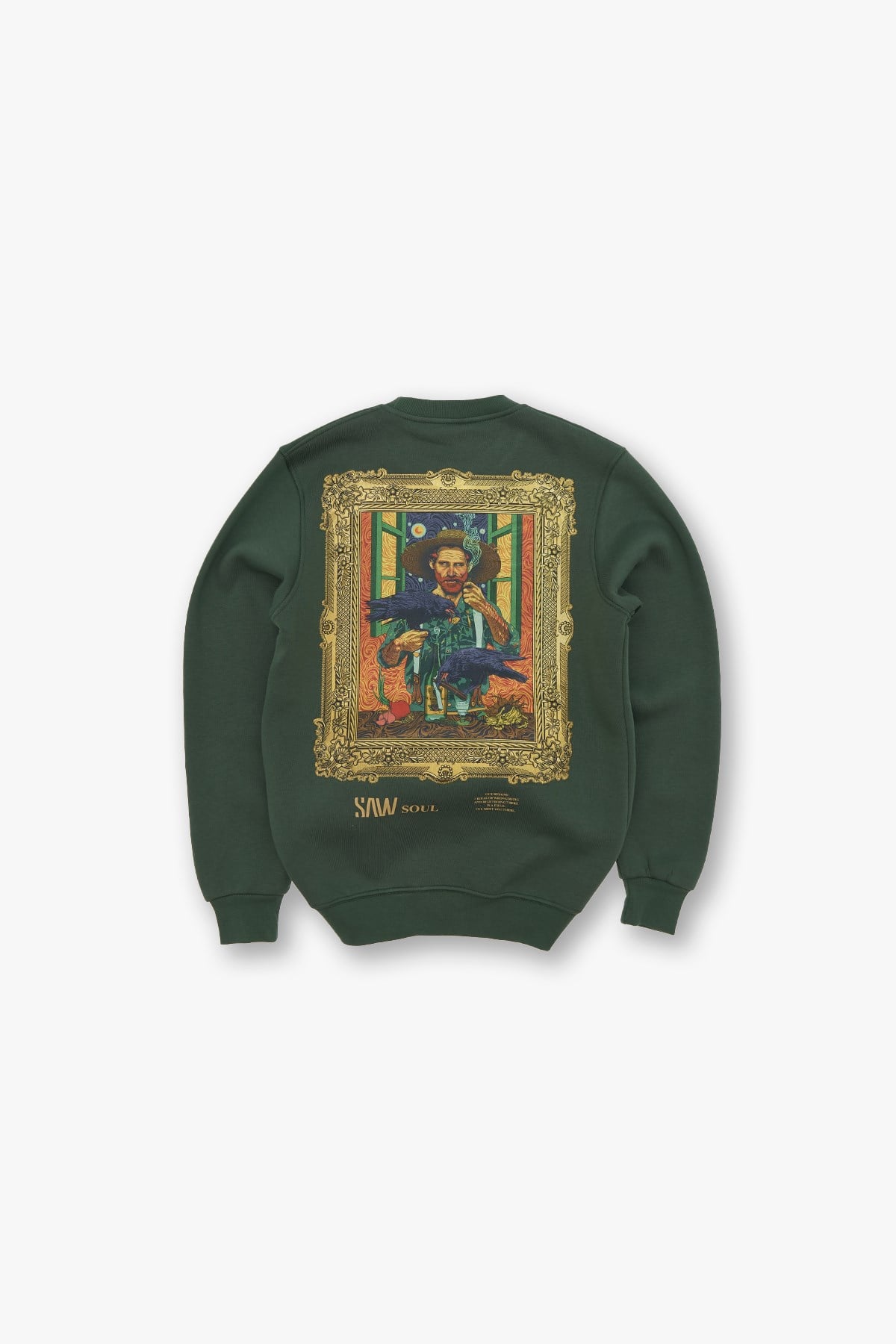 Soul Sweatshirt Erkek Koyu Yeşil