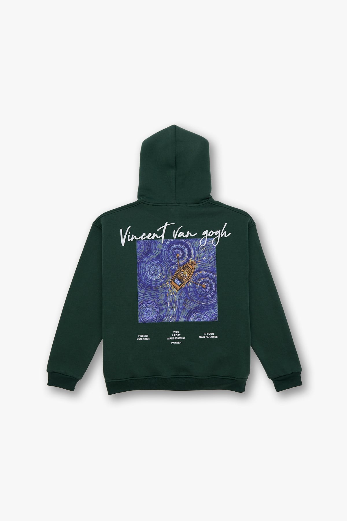 Starry Flow Oversize Sweatshirt Kadın Yeşil