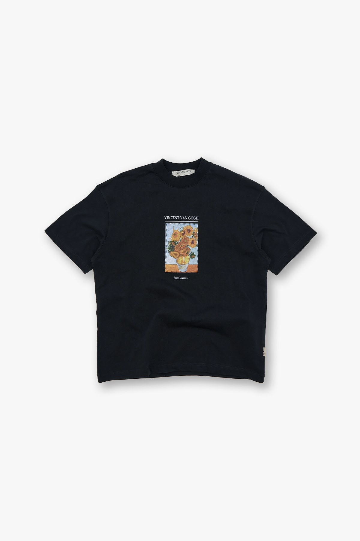 Sunflowers Oversized T-Shirt Siyah - Van Gogh Edition
