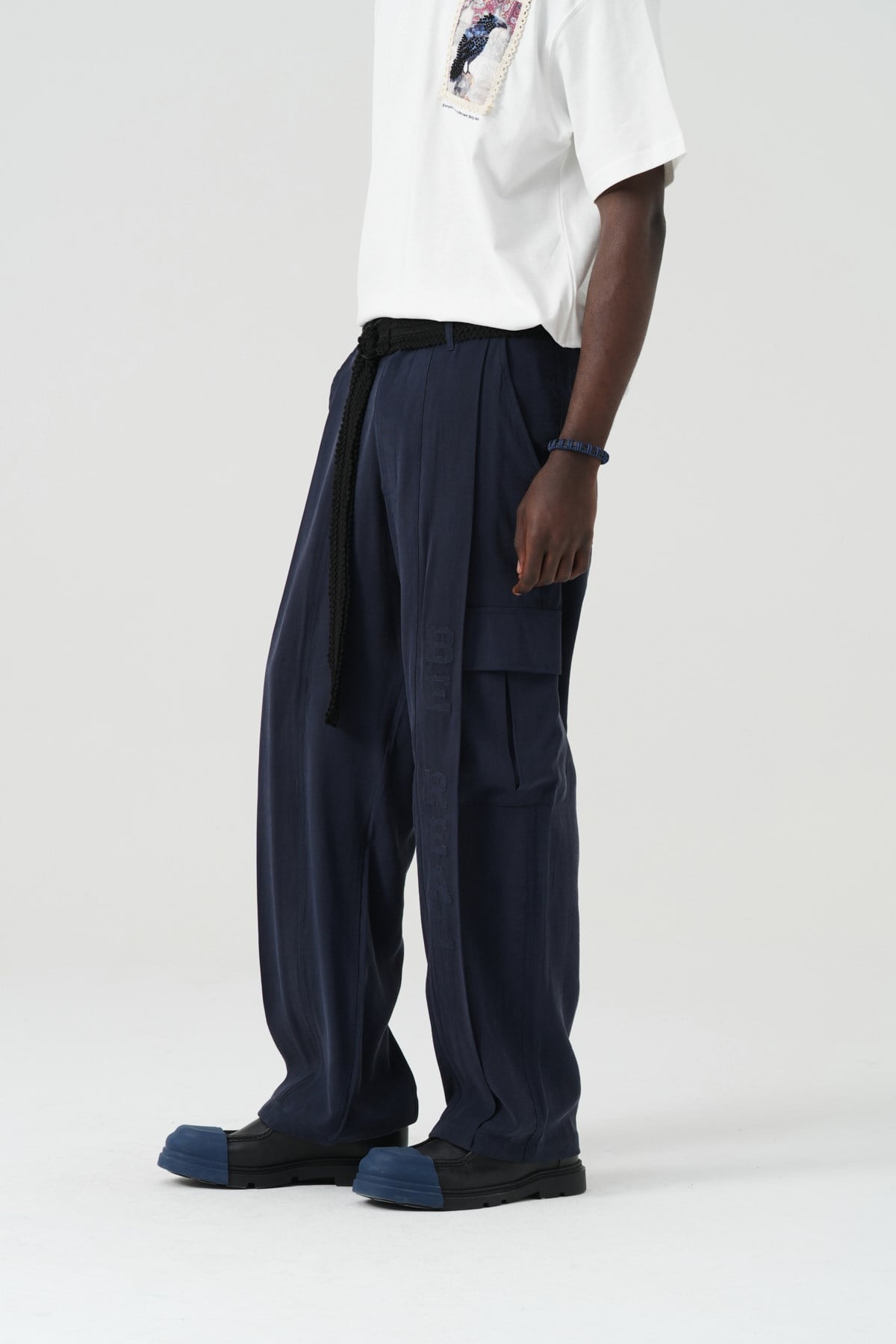 Surreal Cargo Oversize Erkek Pantolon İndigo