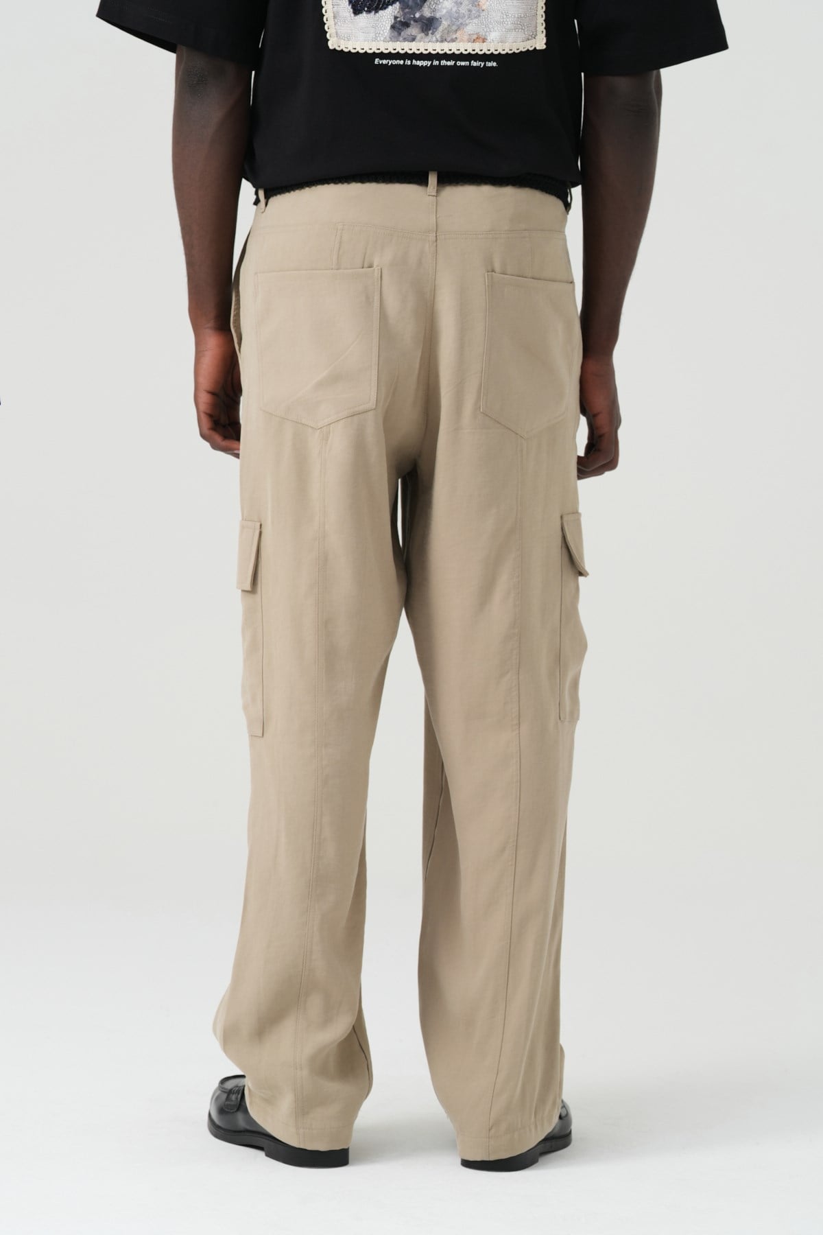 Surreal Cargo Oversize Erkek Pantolon Bej