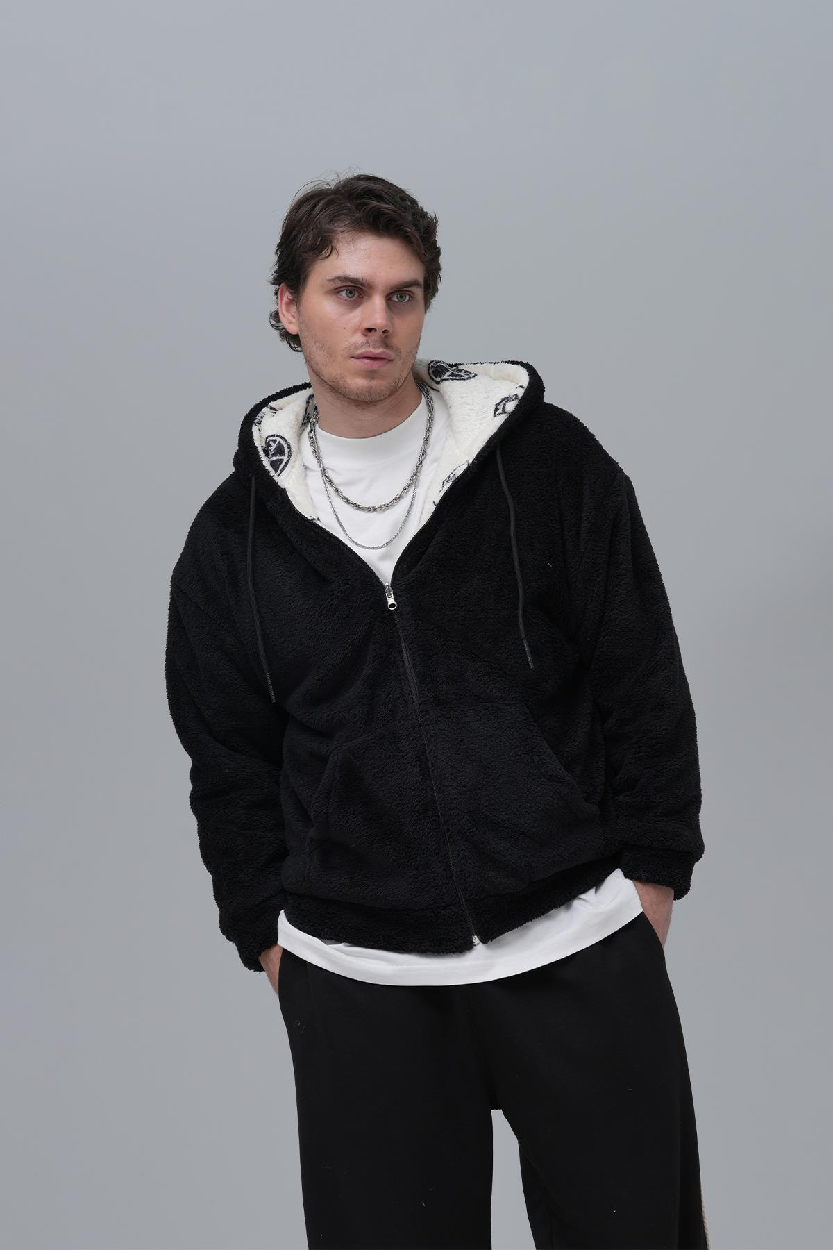 Timeless Legend Oversize Sweatshirt Erkek Siyah