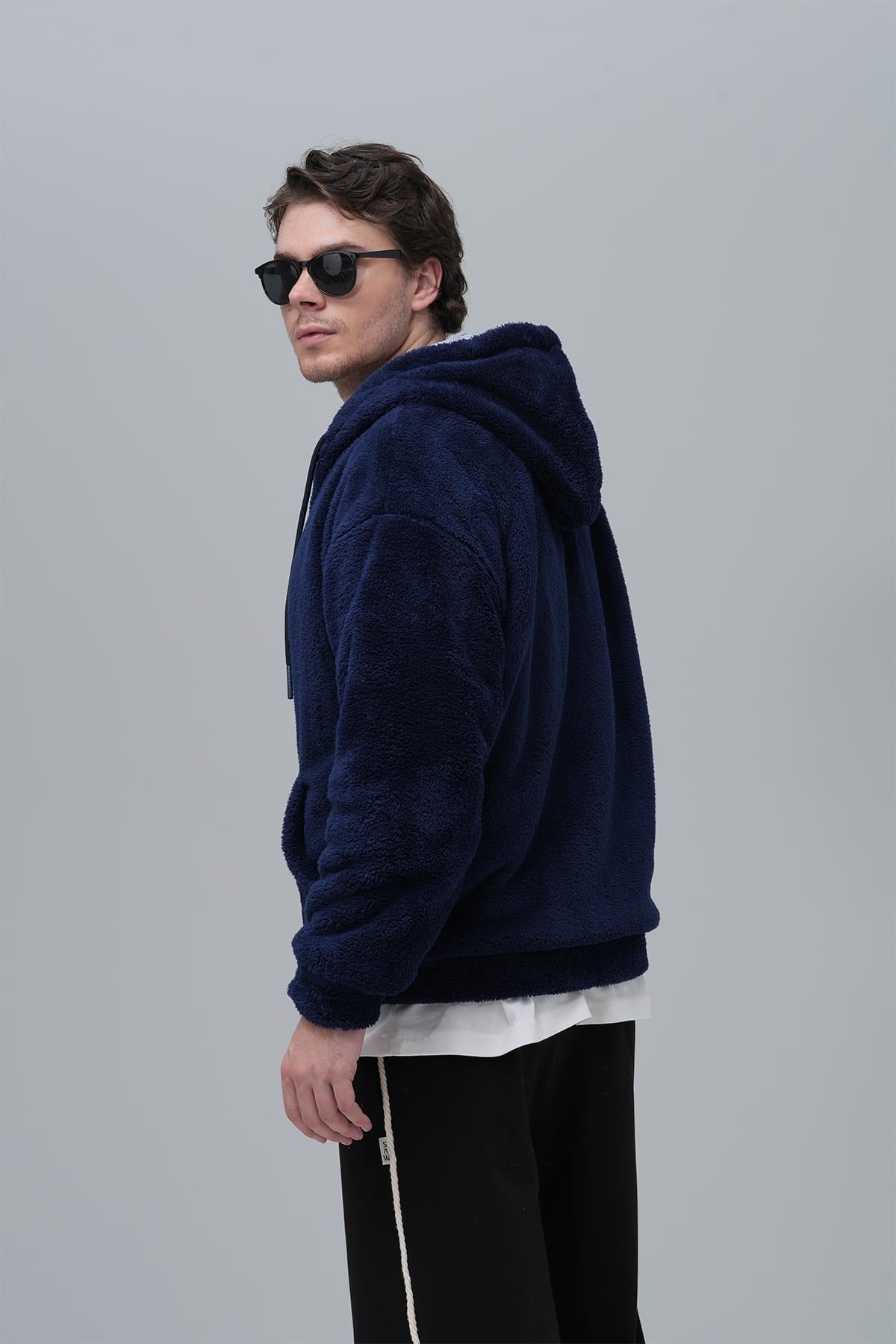 Timeless Legend Oversize Sweatshirt Erkek Larcivert