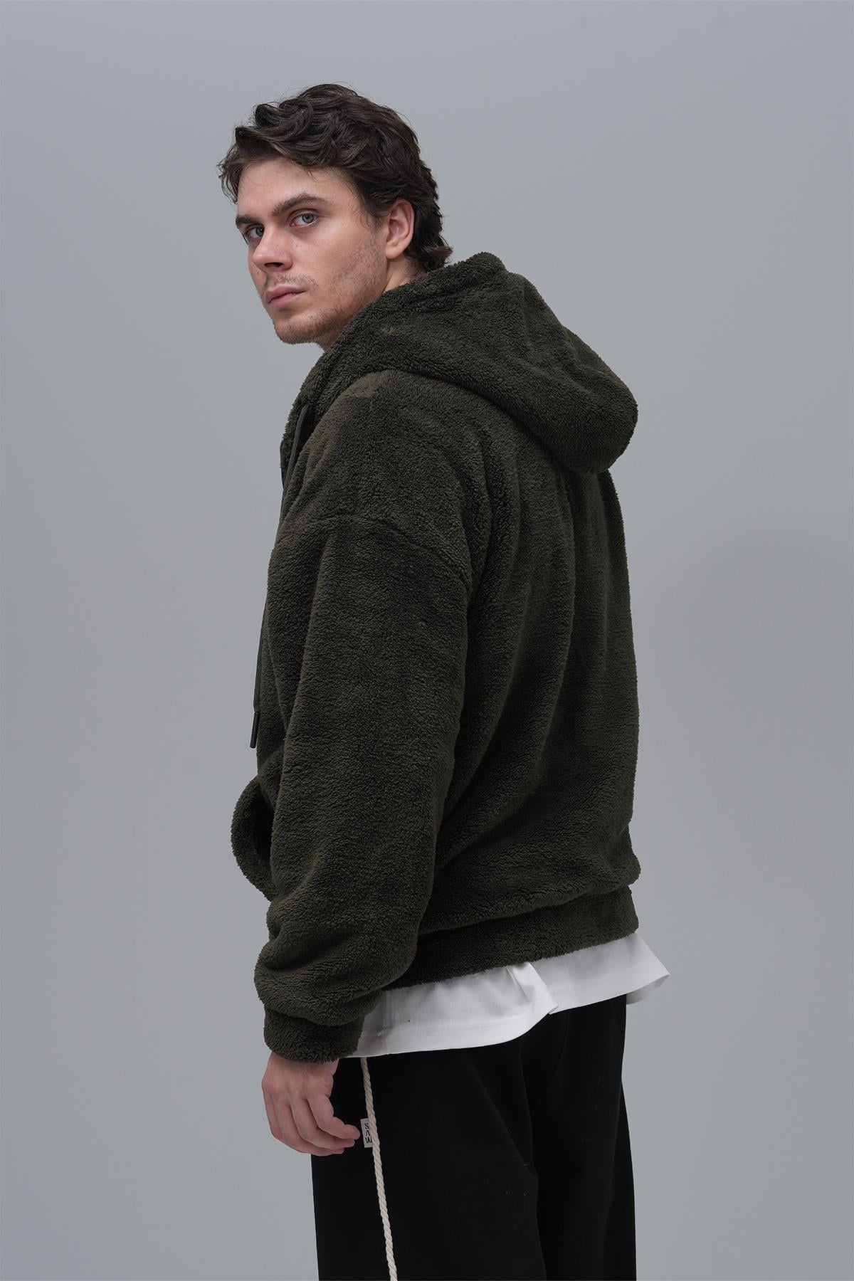 Timeless Legend Oversize Sweatshirt Erkek Haki