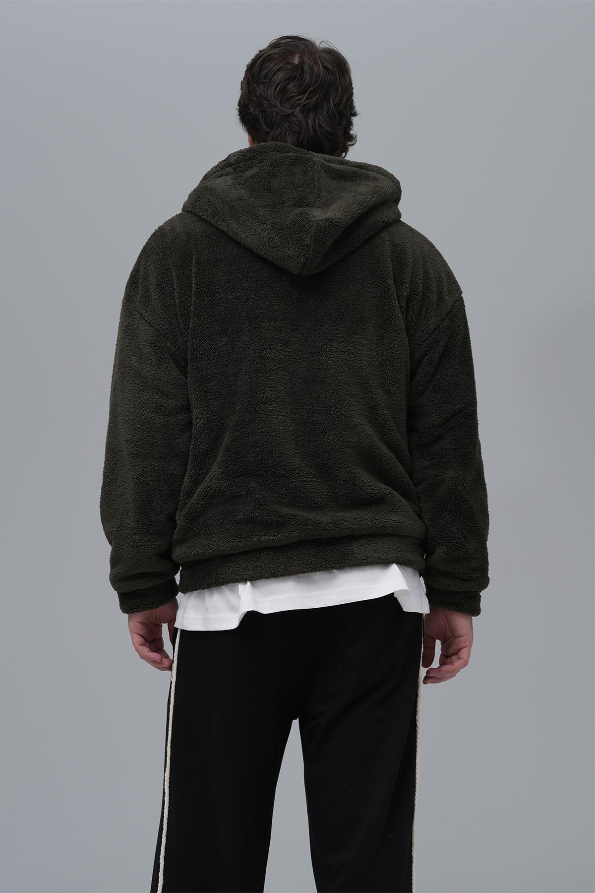 Timeless Legend Oversize Sweatshirt Erkek Haki