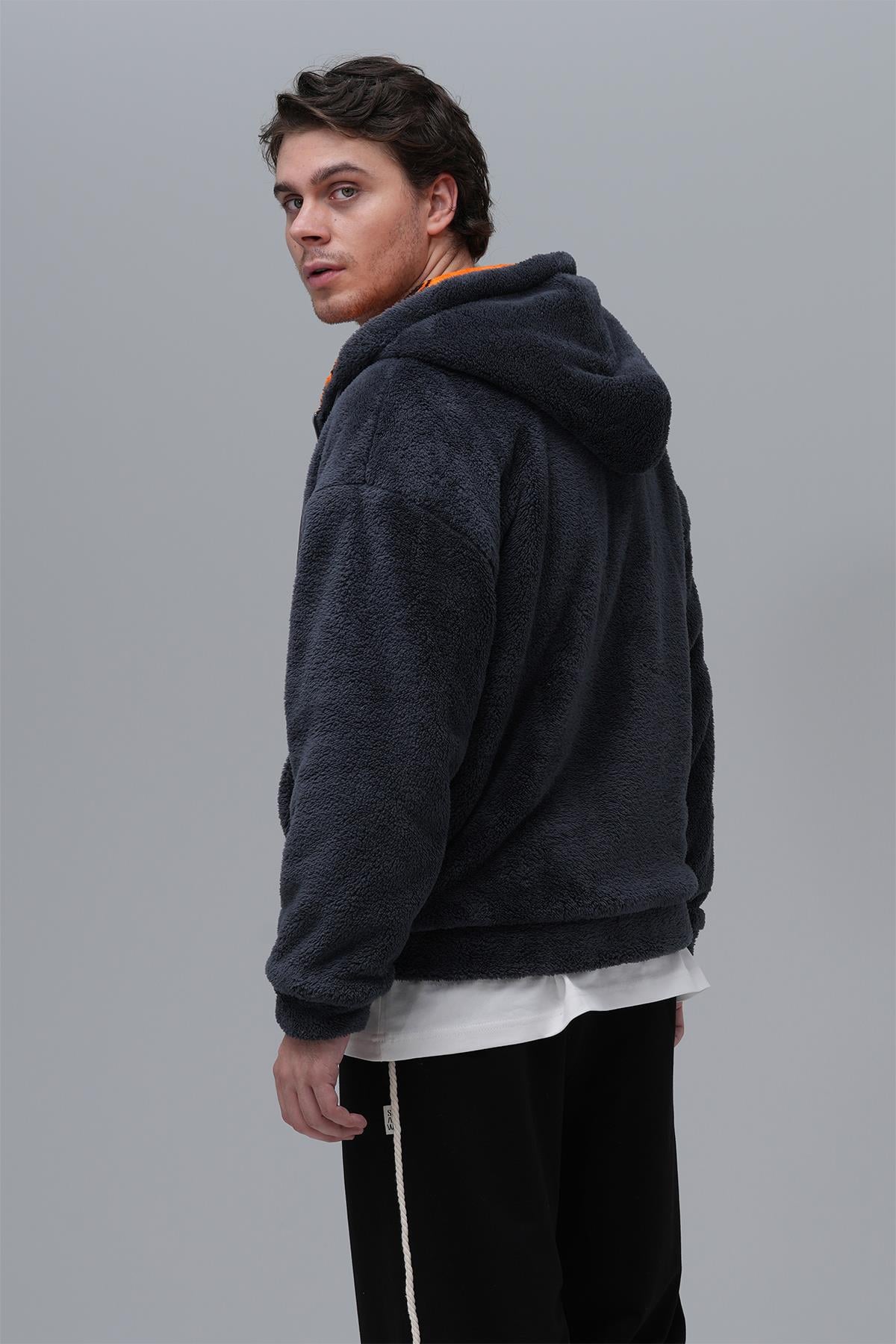 Timeless Legend Oversize Sweatshirt Erkek Füme