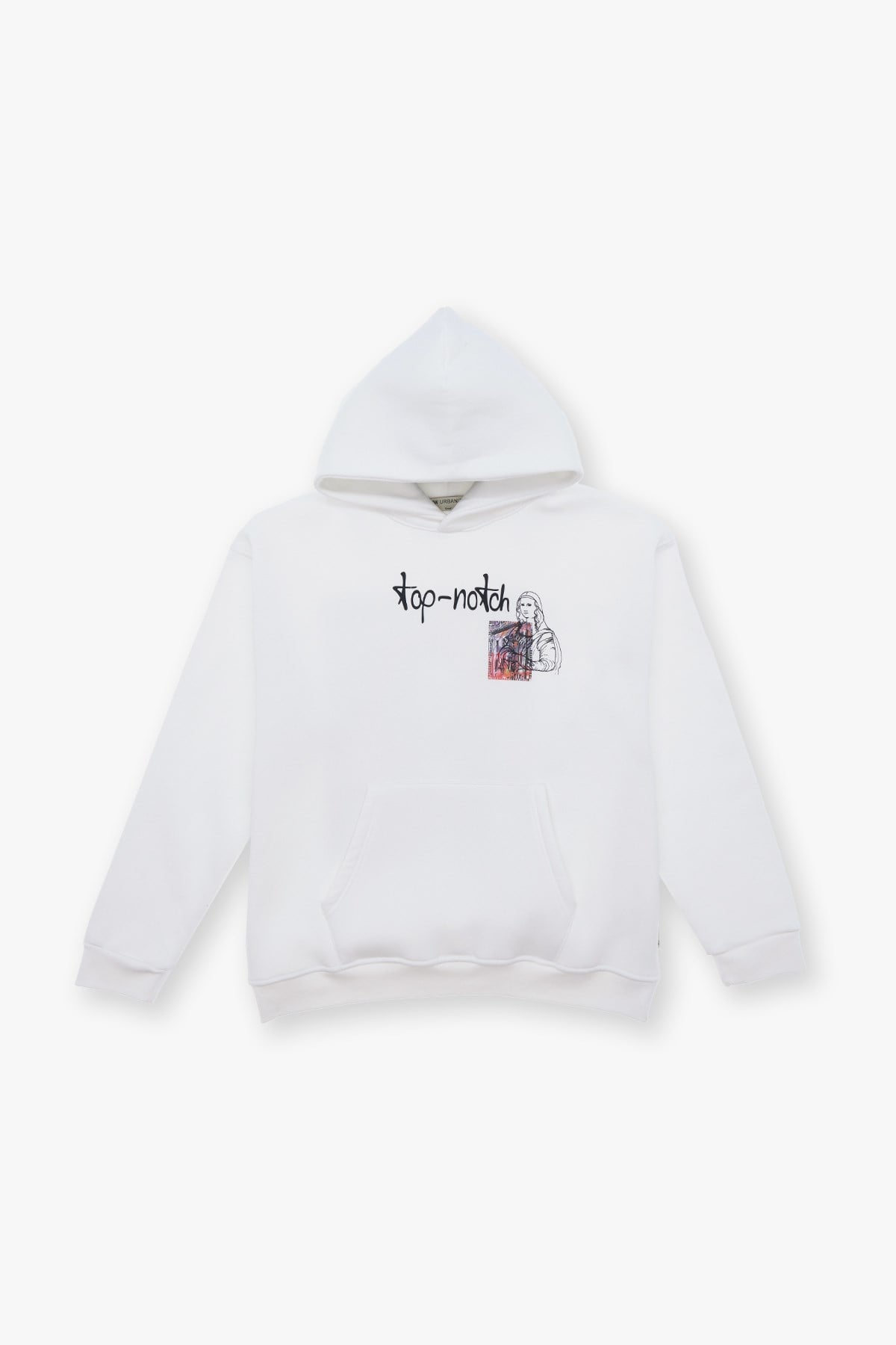 Top-Notch Oversize Sweatshirt Kadın Ekru