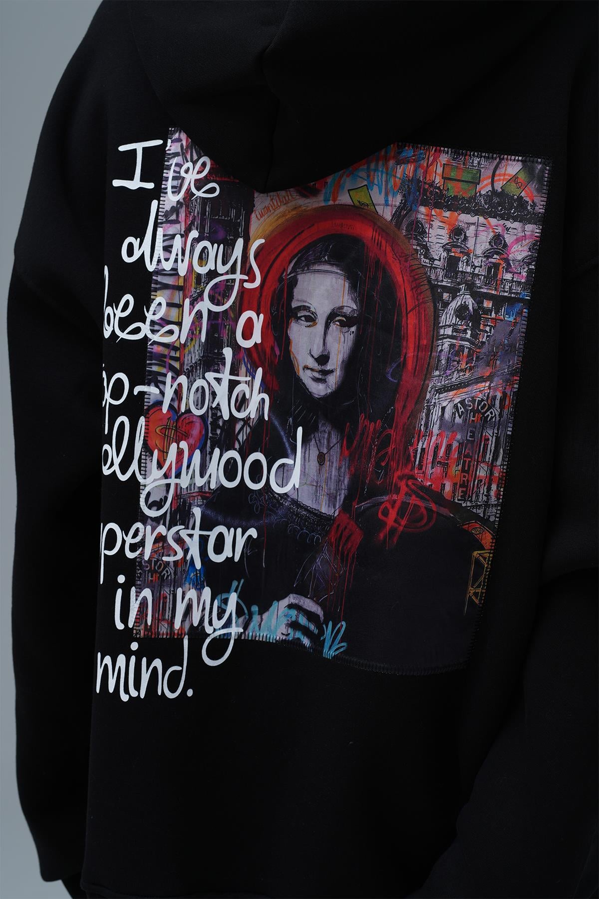 Top-Notch Oversize Sweatshirt Kadın Siyah