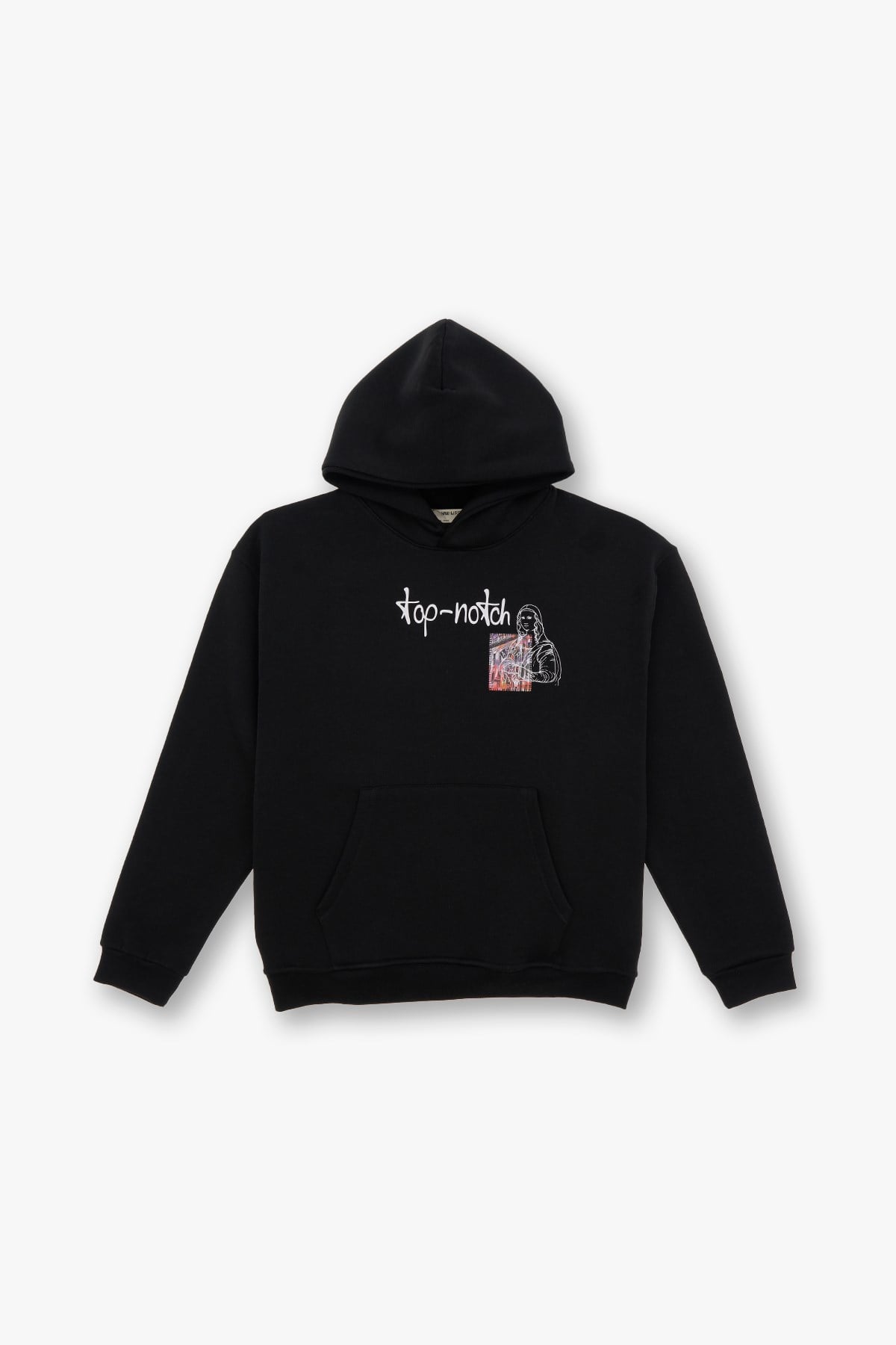 Top-Notch Oversize Sweatshirt Kadın Siyah