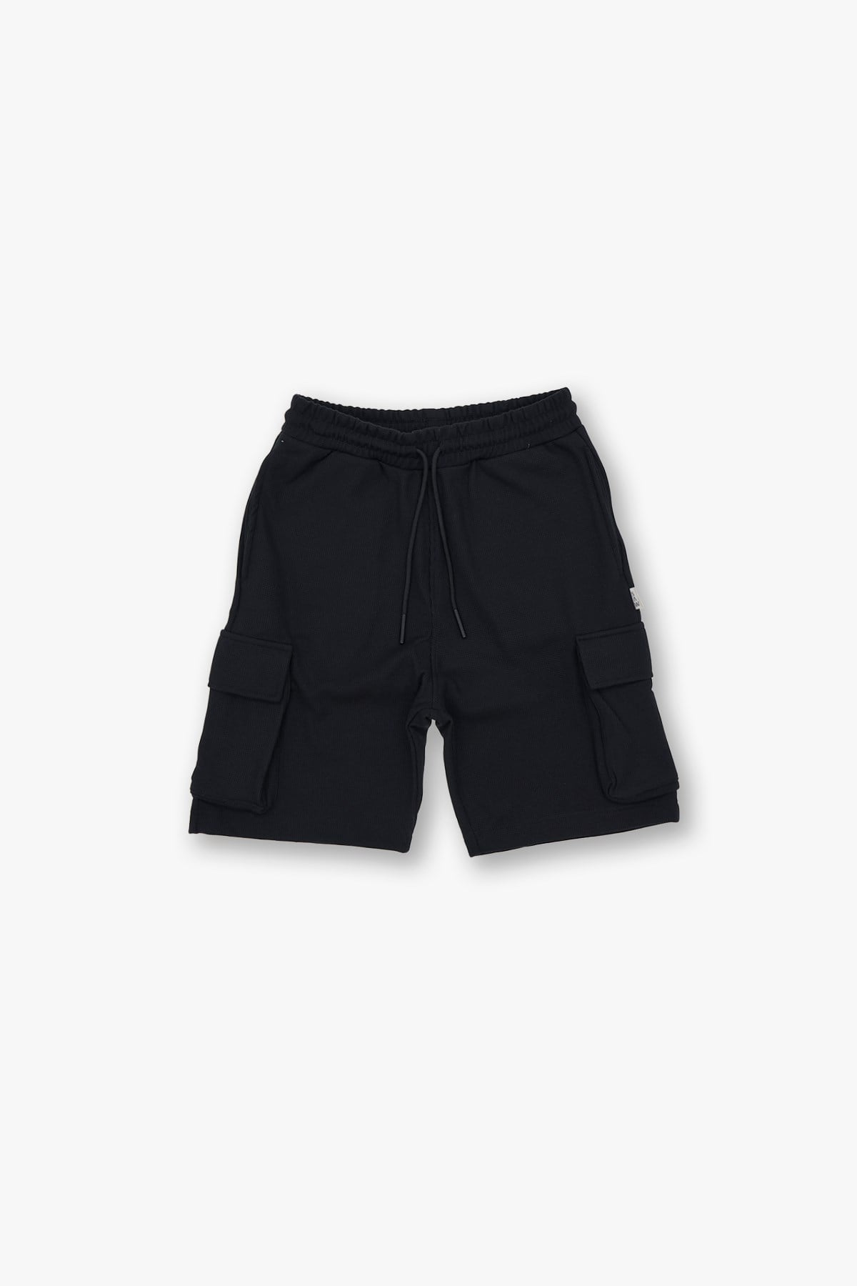 Urban Explorer Oversized Pocket Detail Shorts Black