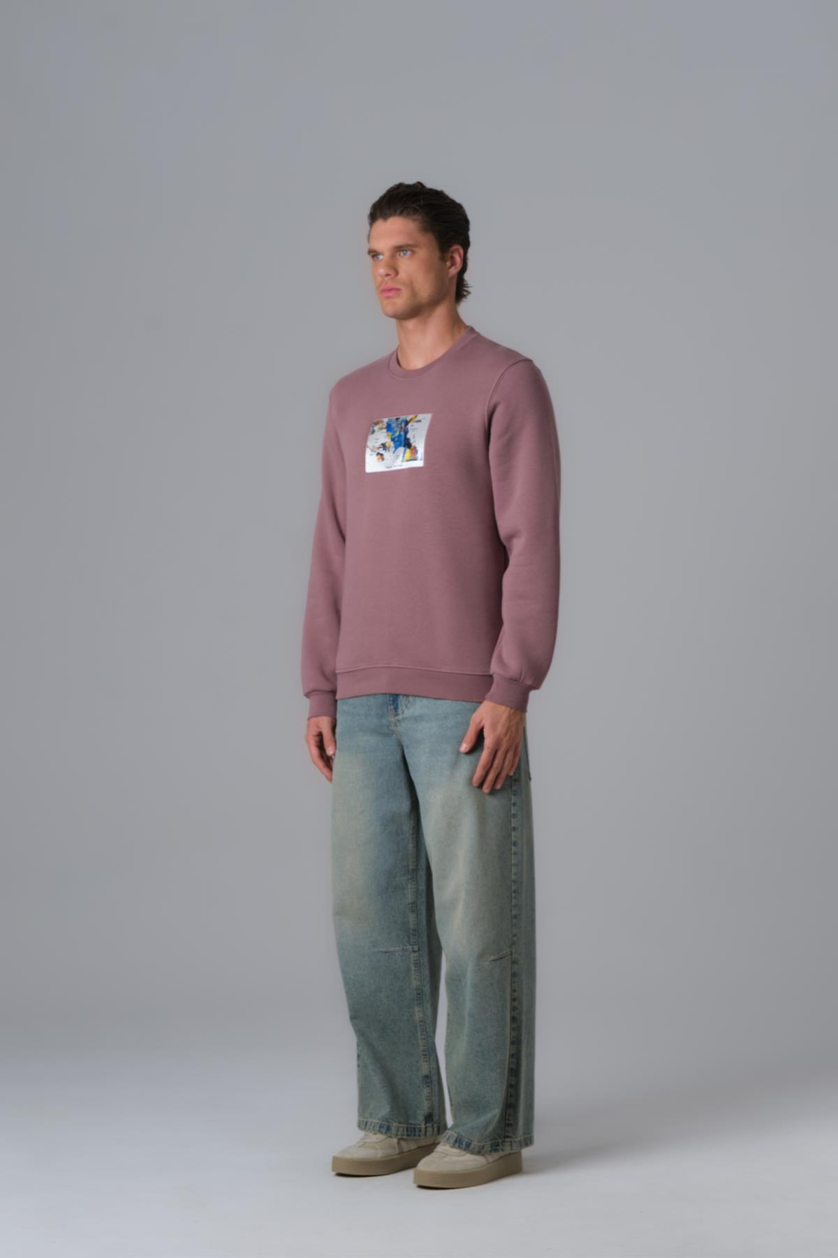 Van Gogh Atlas Sweatshirt Erkek Mürdüm