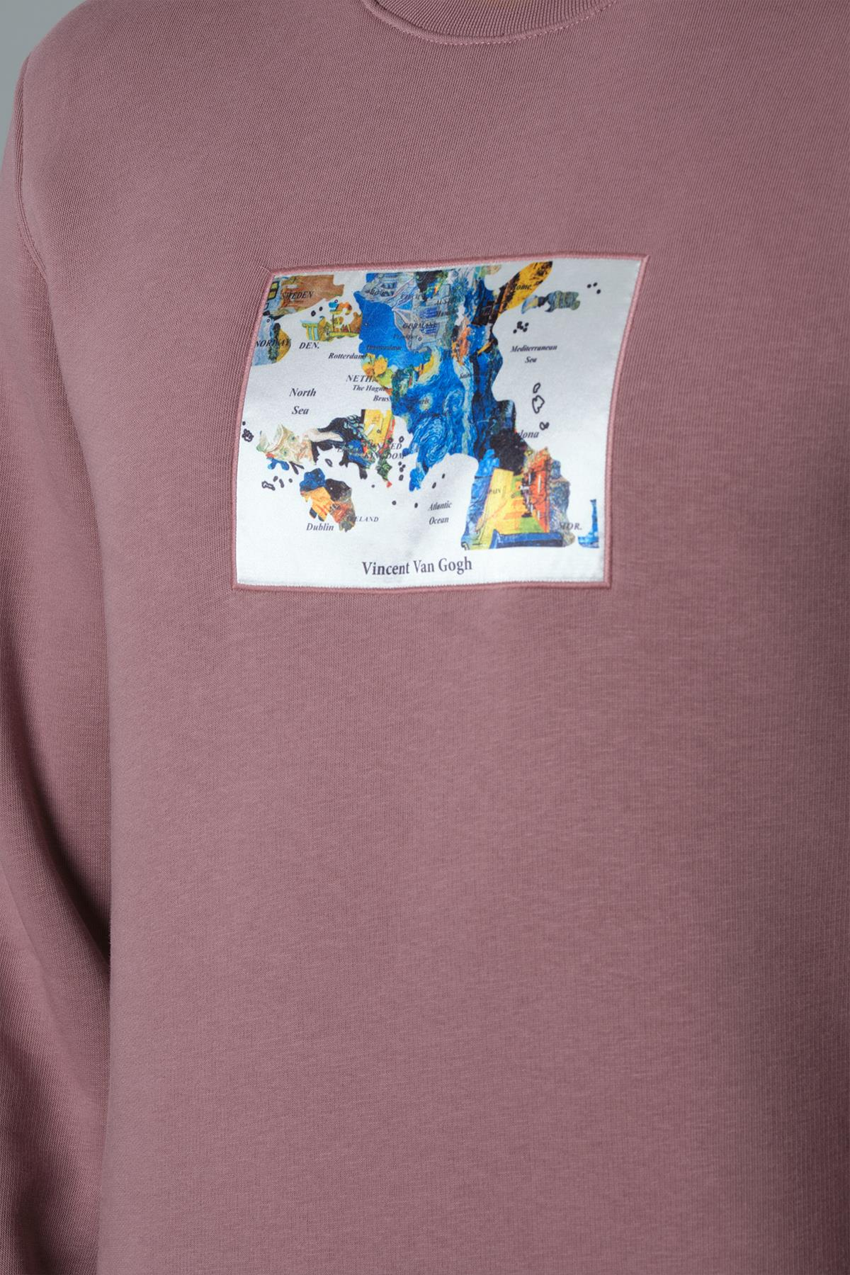 Van Gogh Atlas Sweatshirt Erkek Mürdüm