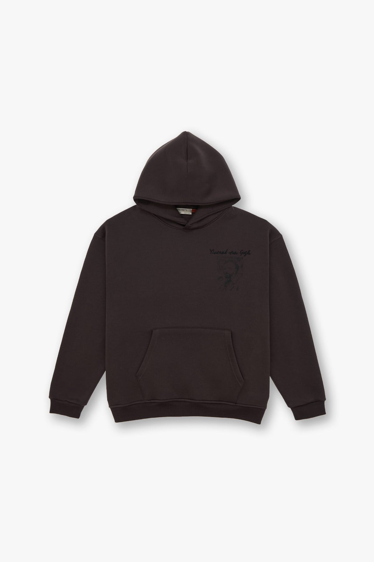 Van Gogh Threads Oversize Sweatshirt Erkek Kahverengi